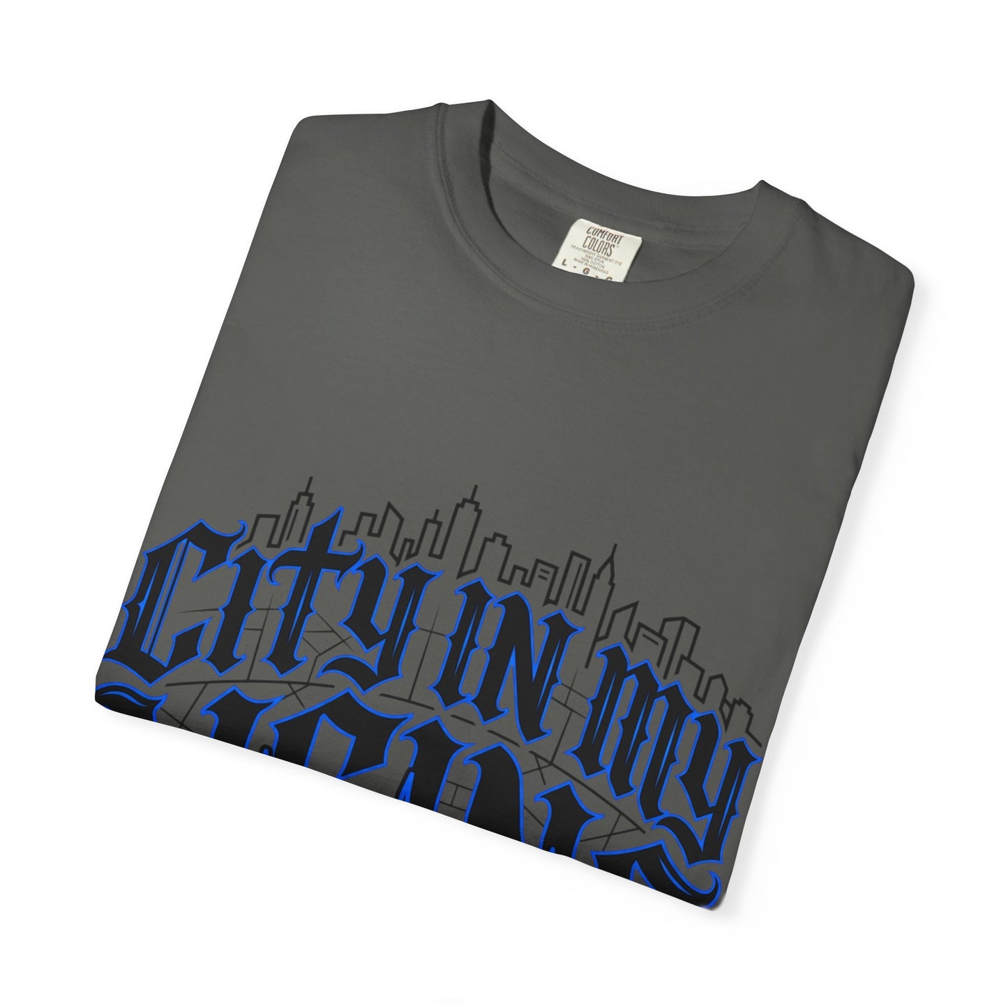 City in My Veins T-Shirt — Urban Skyline Graphic Tee