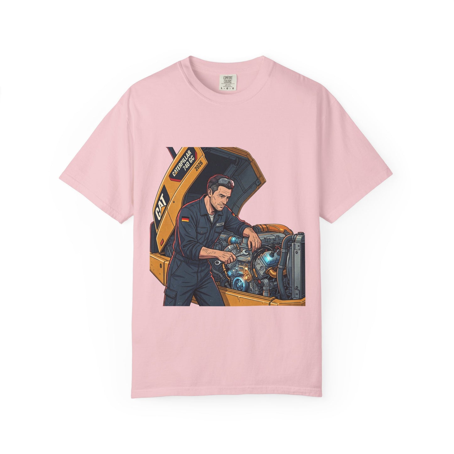 Mechanic Garage T-Shirt — Vintage Auto Technician Illustration