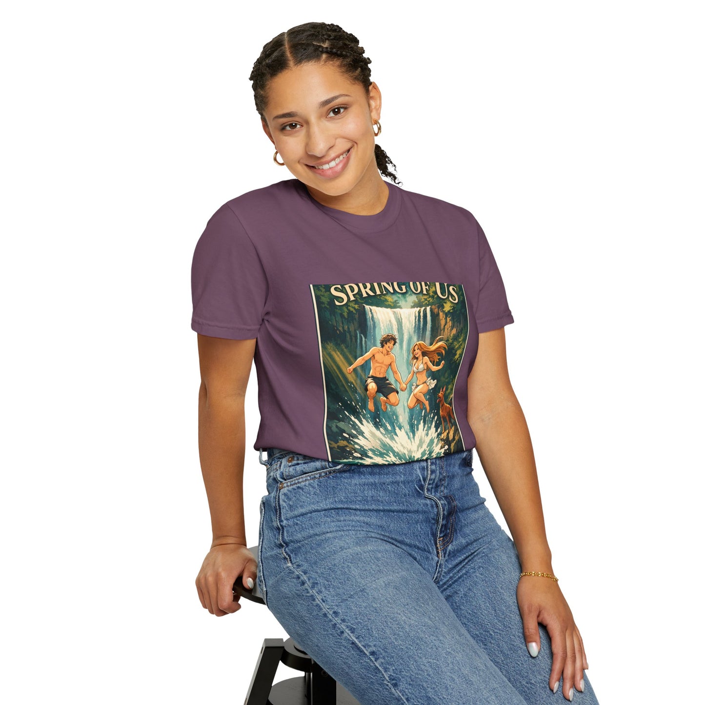 Vintage 'Spring of Us' Waterfall Graphic T-Shirt