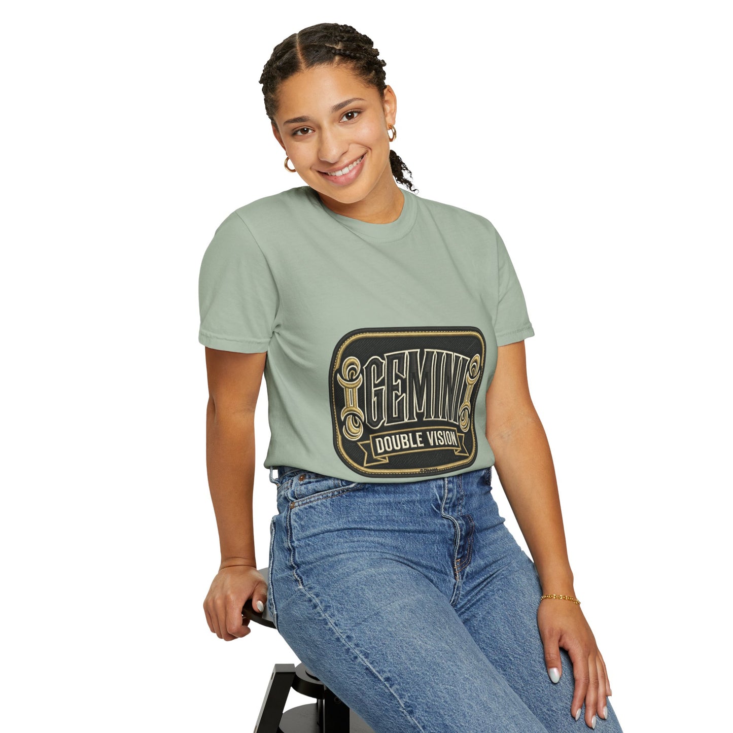 Gemini Double Vision T-Shirt — Zodiac Twin Graphic Tee