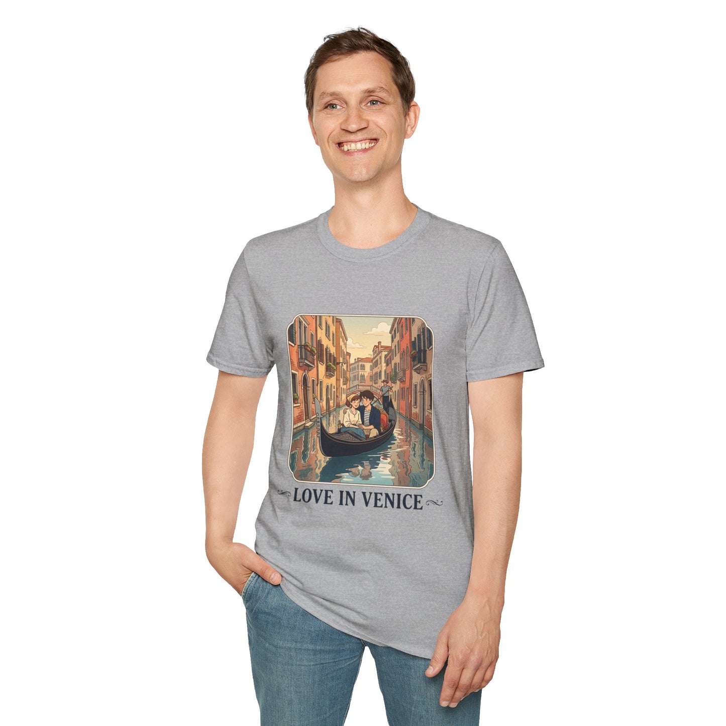 T-Shirt — Love in Venice Gondola Romantic Travel Tee