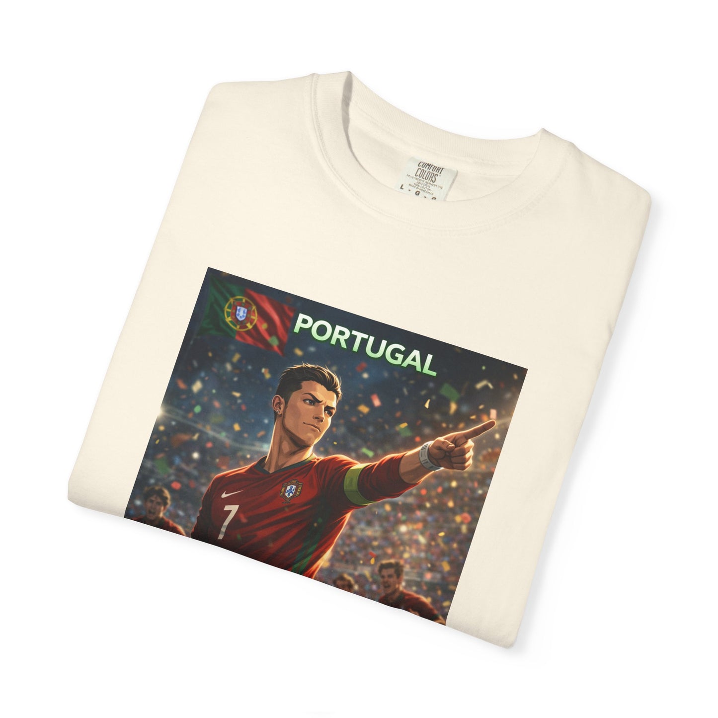 Portugal Soccer Poster T-Shirt — Cristiano Ronaldo Tribute Tee