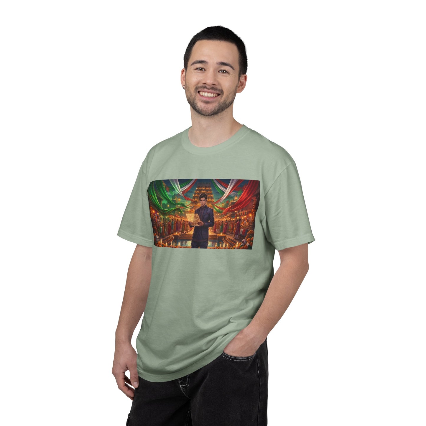 Mexican Festival Night T-Shirt — Cinematic Streets Graphic Tee