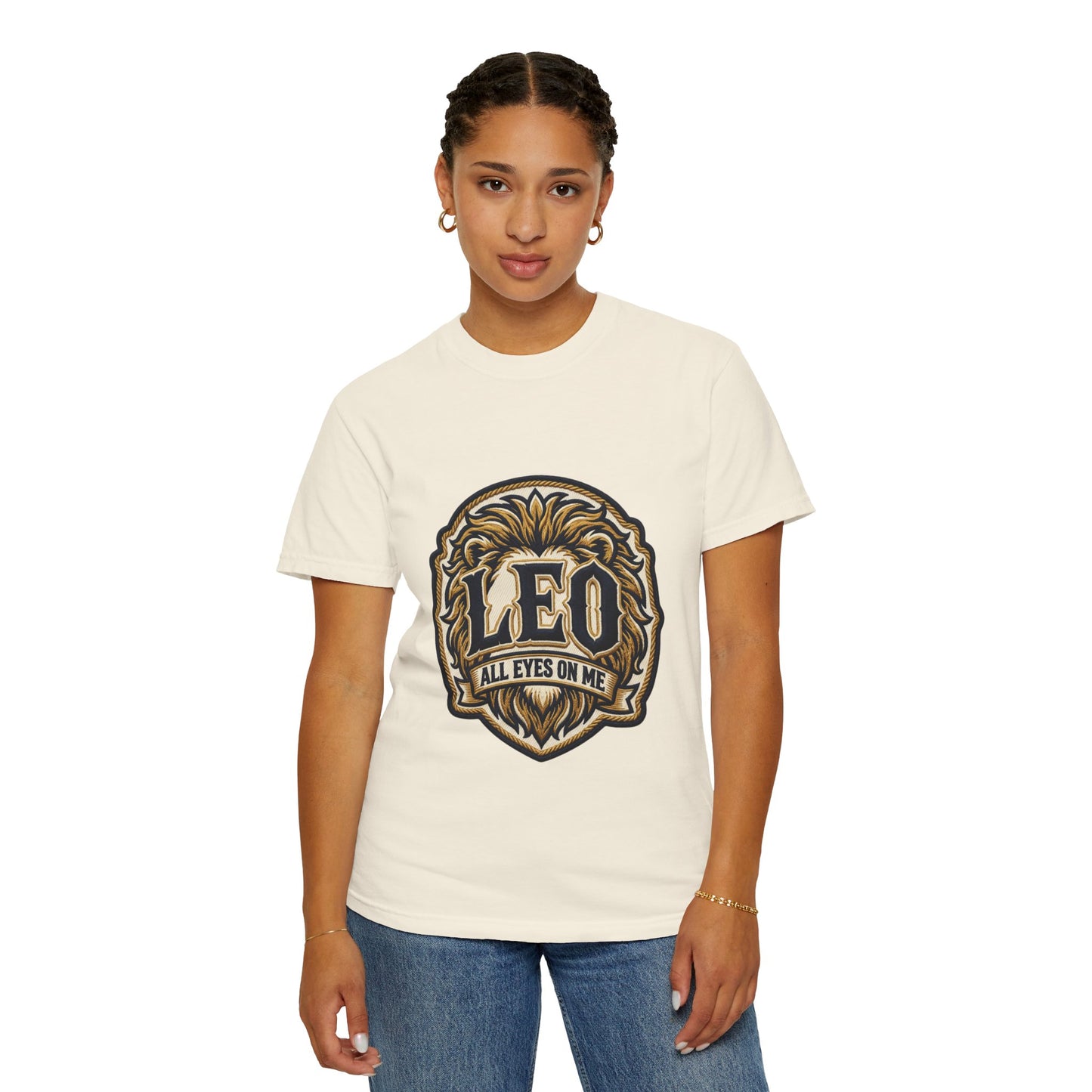 Leo 'All Eyes On Me' Zodiac T-Shirt — Bold Lion Astrology Tee