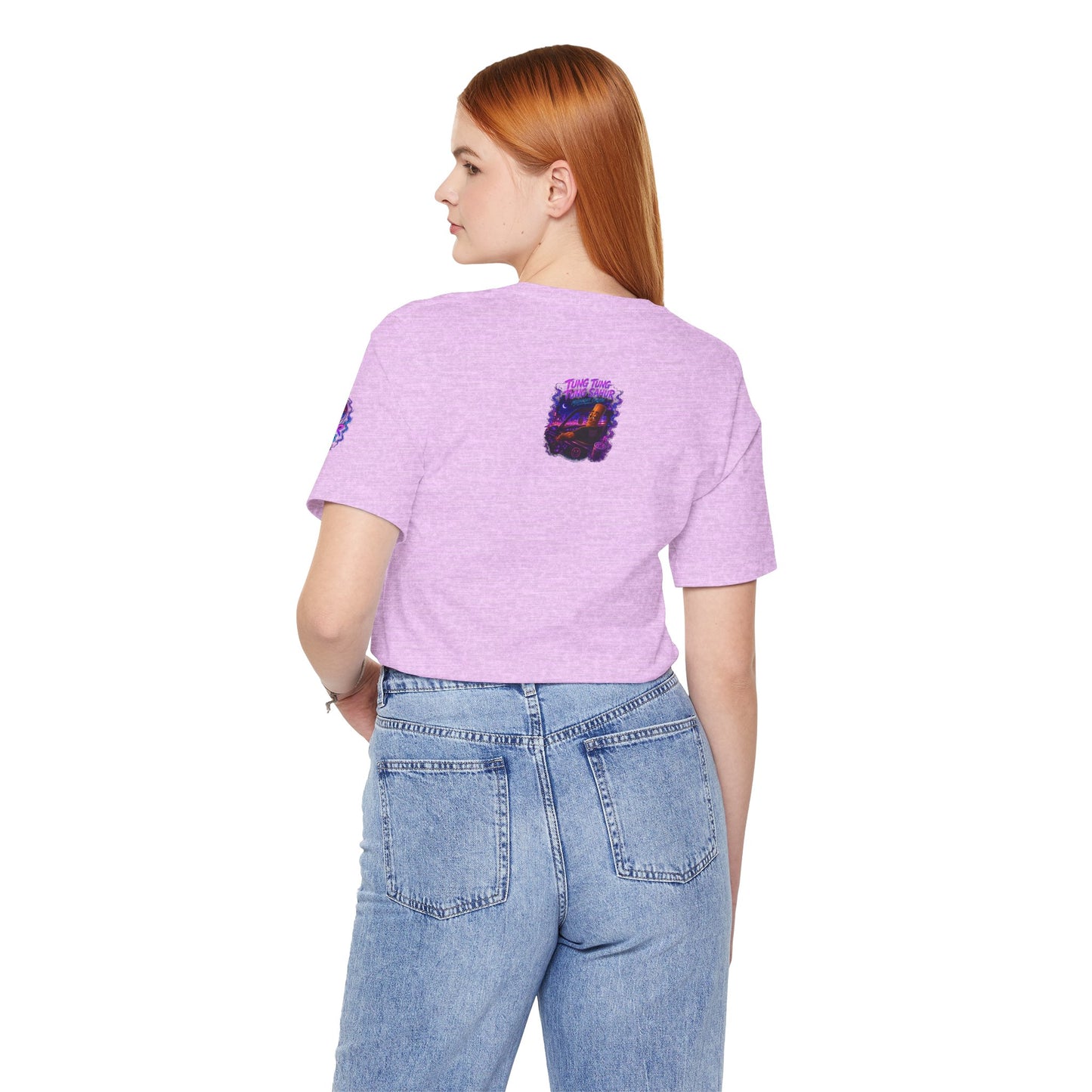 Tung Tung Tung Sahur Who Ride Like Us T-Shirt — Night Cruise Vaporwave Graphic Tee