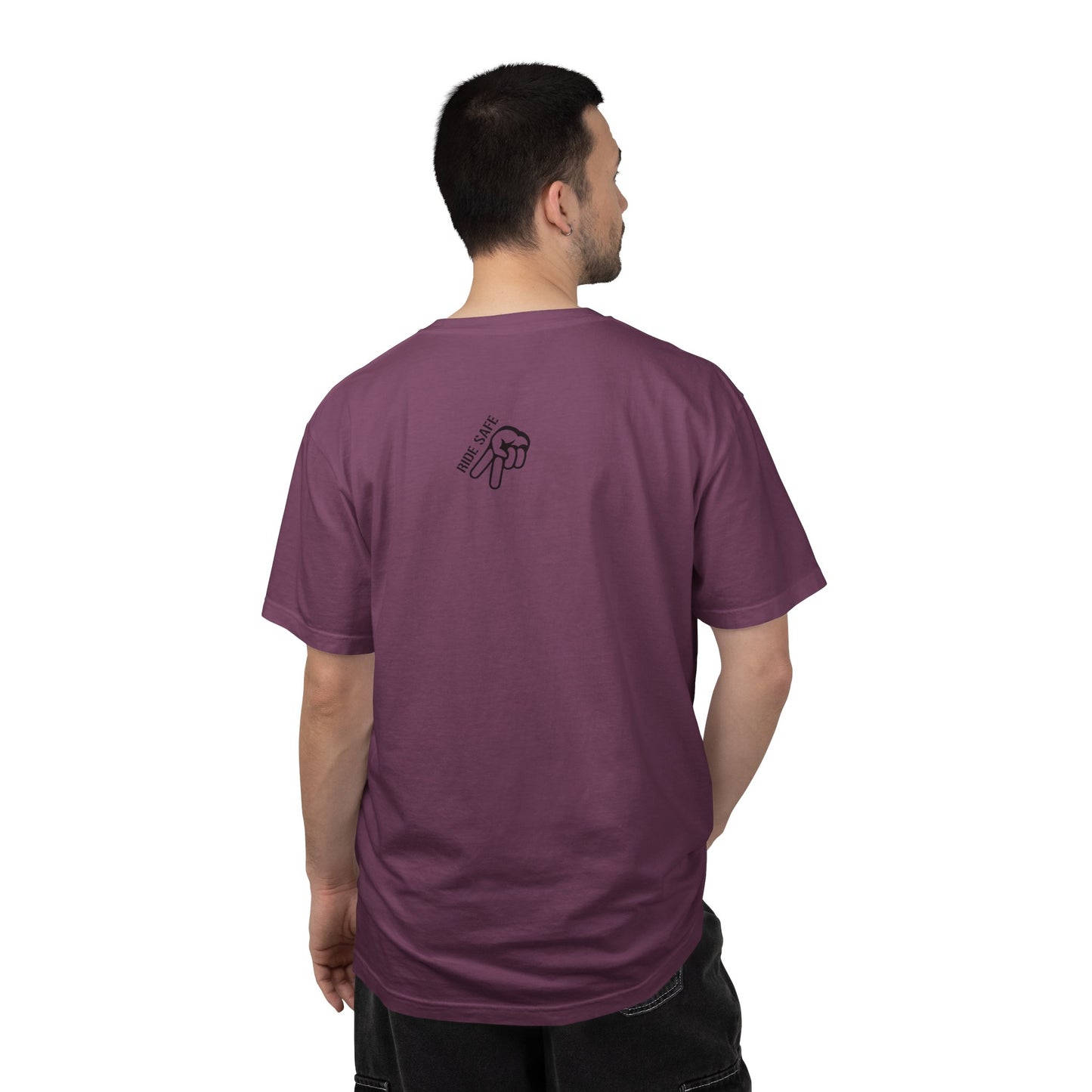 Motorcycle Sunset T-Shirt — Two Bikes Riding Into the Horizon