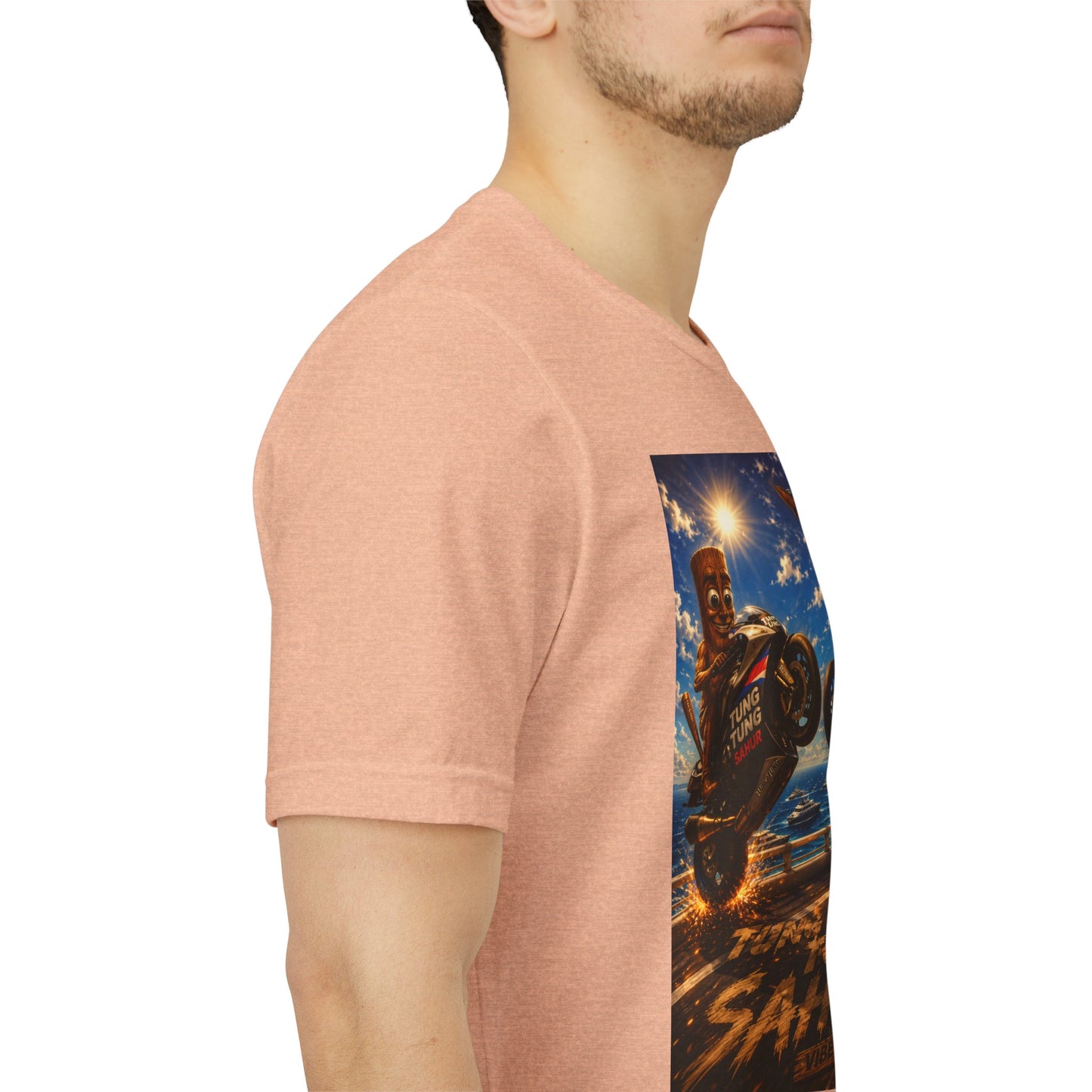 Motorcycle Stunt Tee — Sahara Riders Graphic T-Shirt