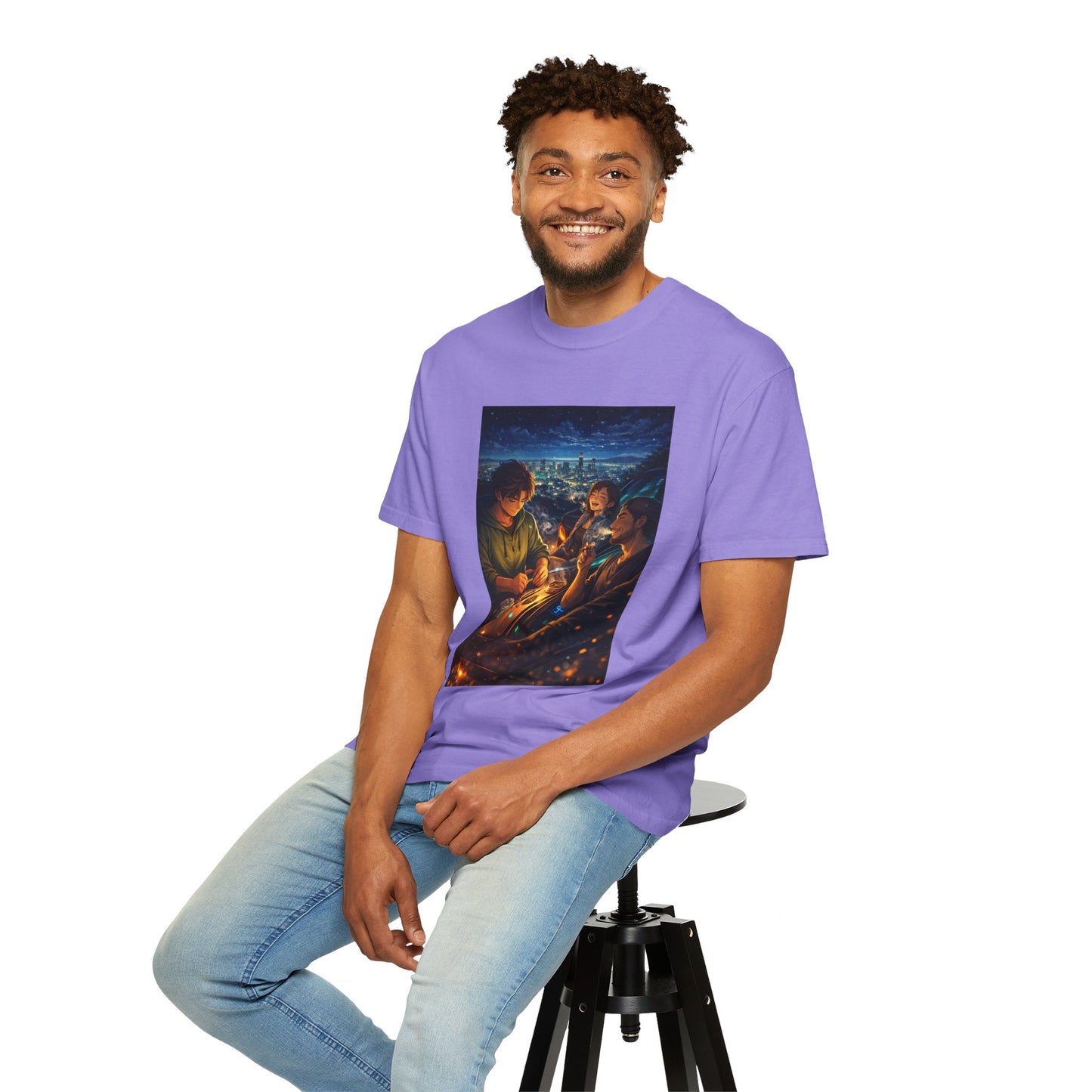ROAD TRIP SMOKE SESSION-Unisex Garment-Dyed T-shirt