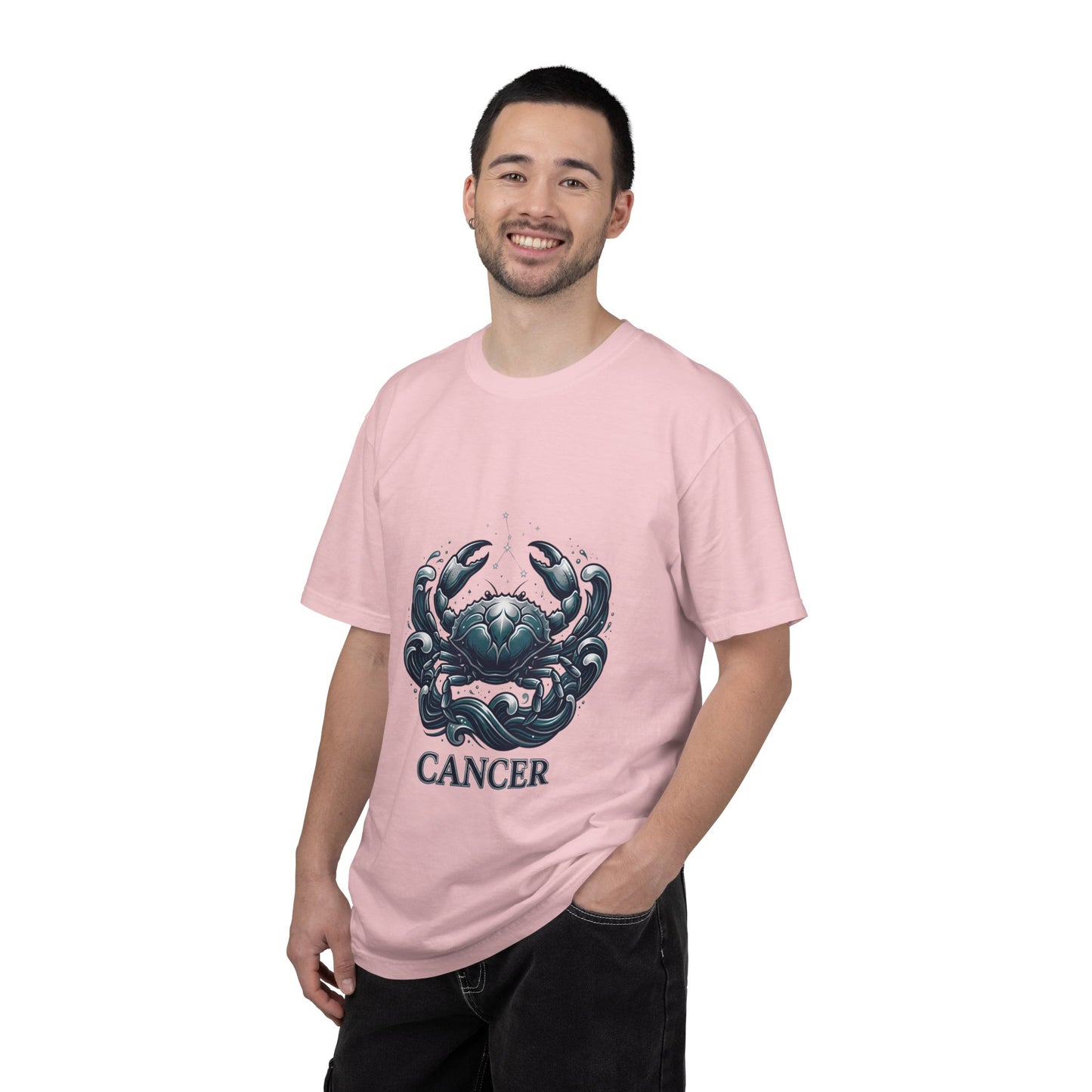 Cancer Zodiac T-Shirt — Stylized Crab Astrological Tee