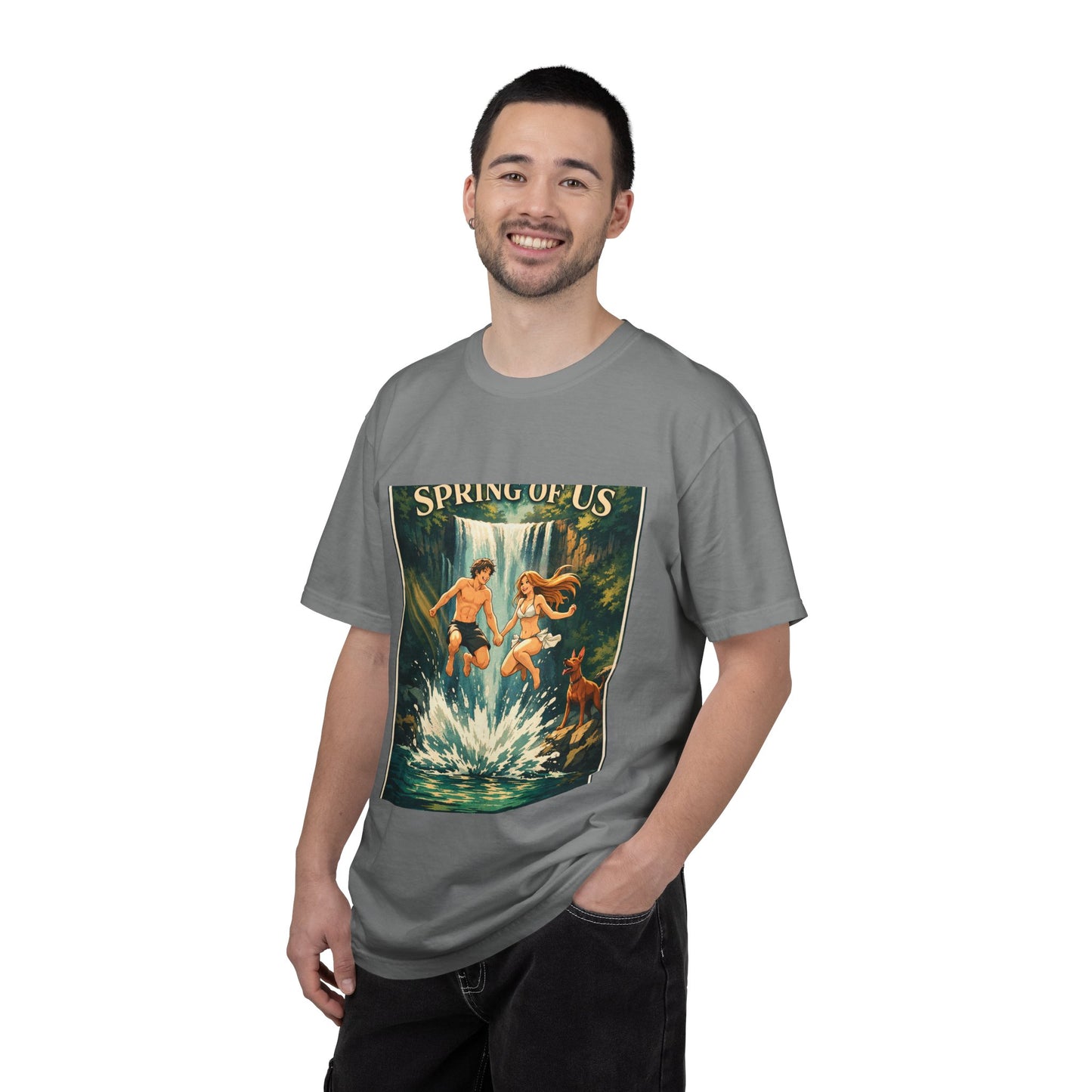 Vintage 'Spring of Us' Waterfall Graphic T-Shirt