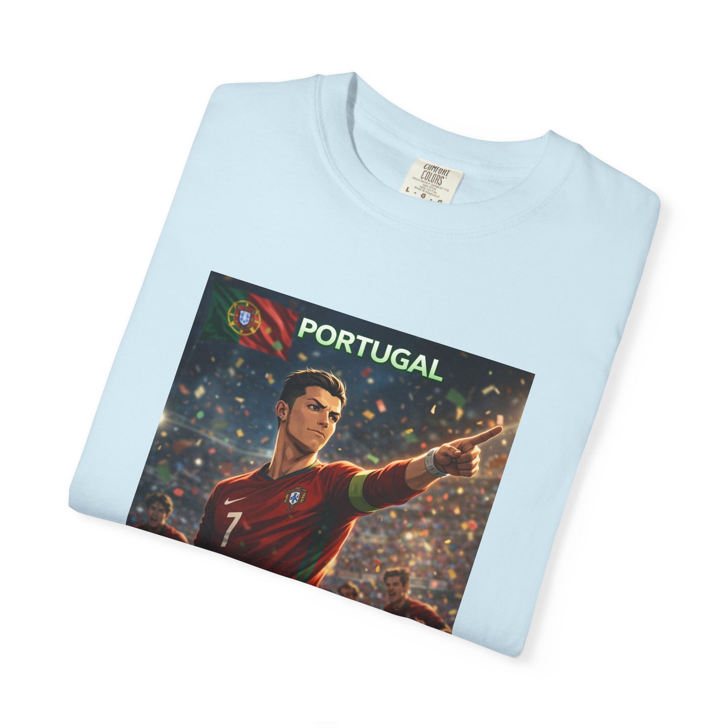 Portugal Soccer Poster T-Shirt — Cristiano Ronaldo Tribute Tee