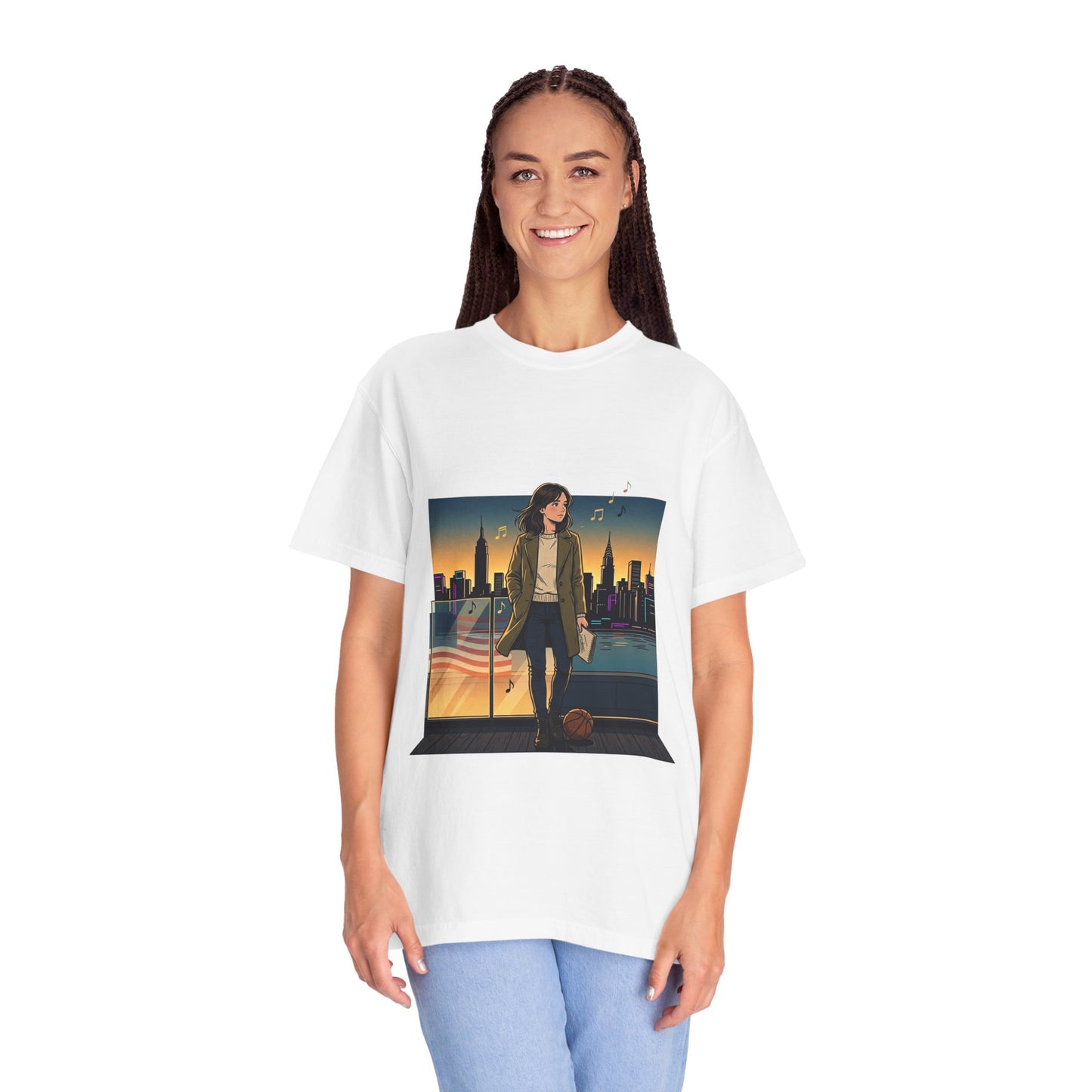 GLOBAL ENERGY: HER CITY, HER STORY— City Sunset Graphic T-Shirt