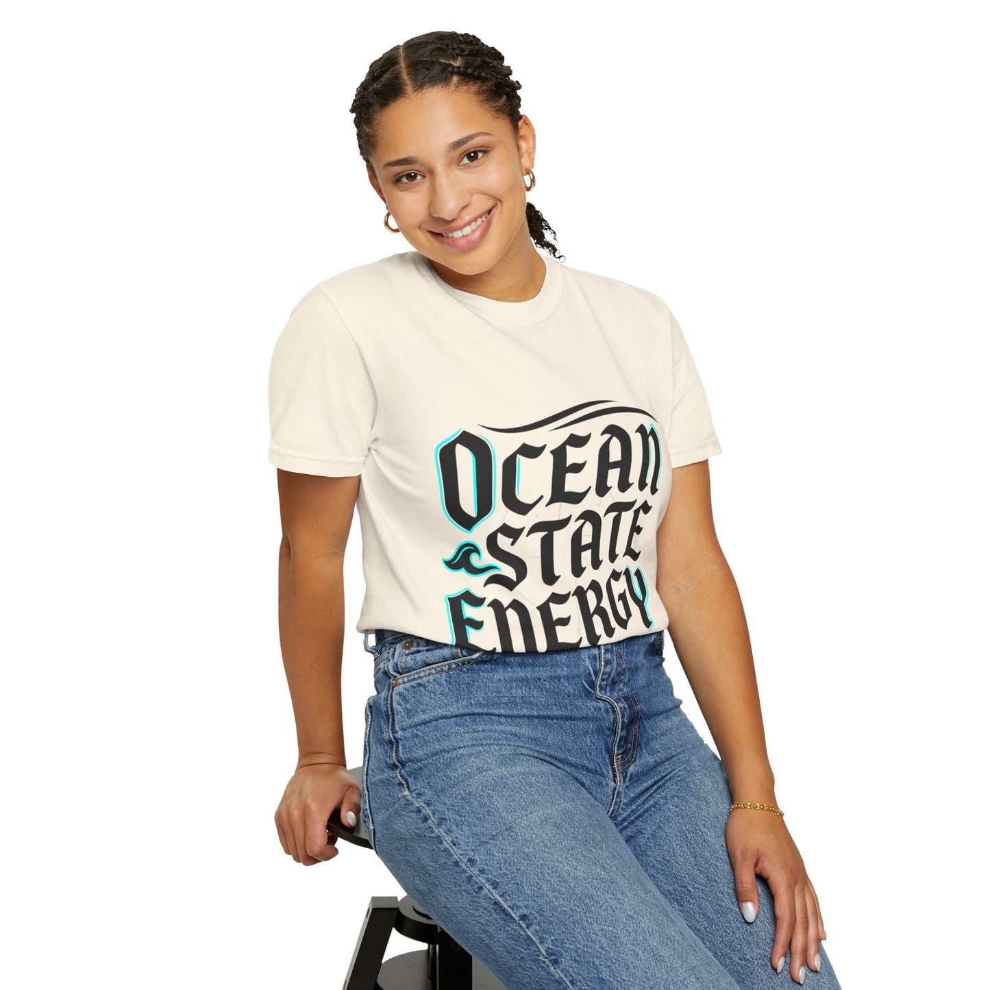 Ocean State Energy T-Shirt — Nautical Script Graphic Tee