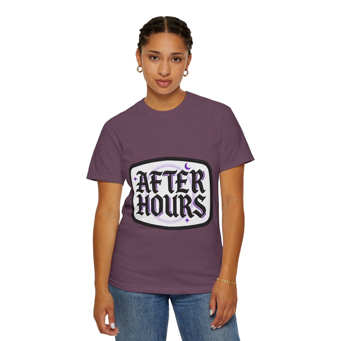 After Hours Graphic T-Shirt — Gothic Moon Lounge Tee