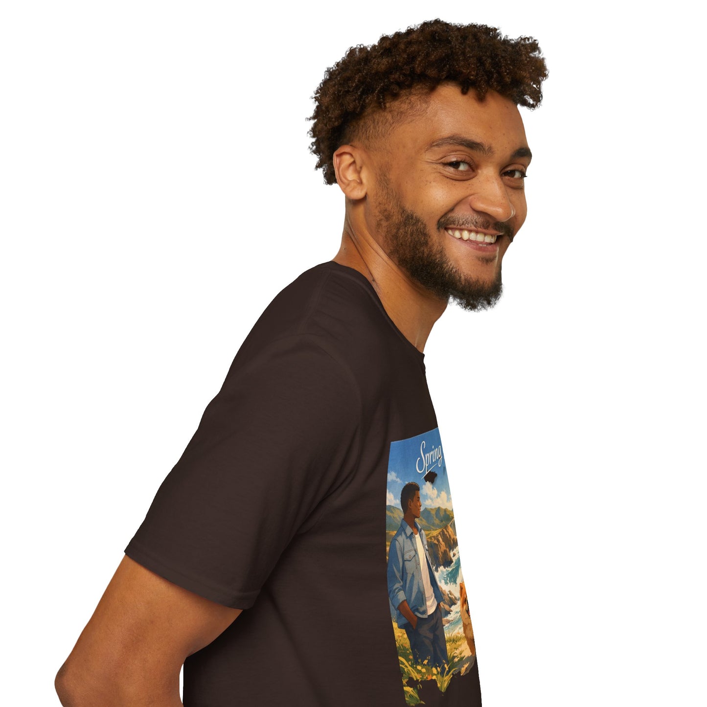 Spring of Us T-Shirt — Romantic Coastal Illustration Tee