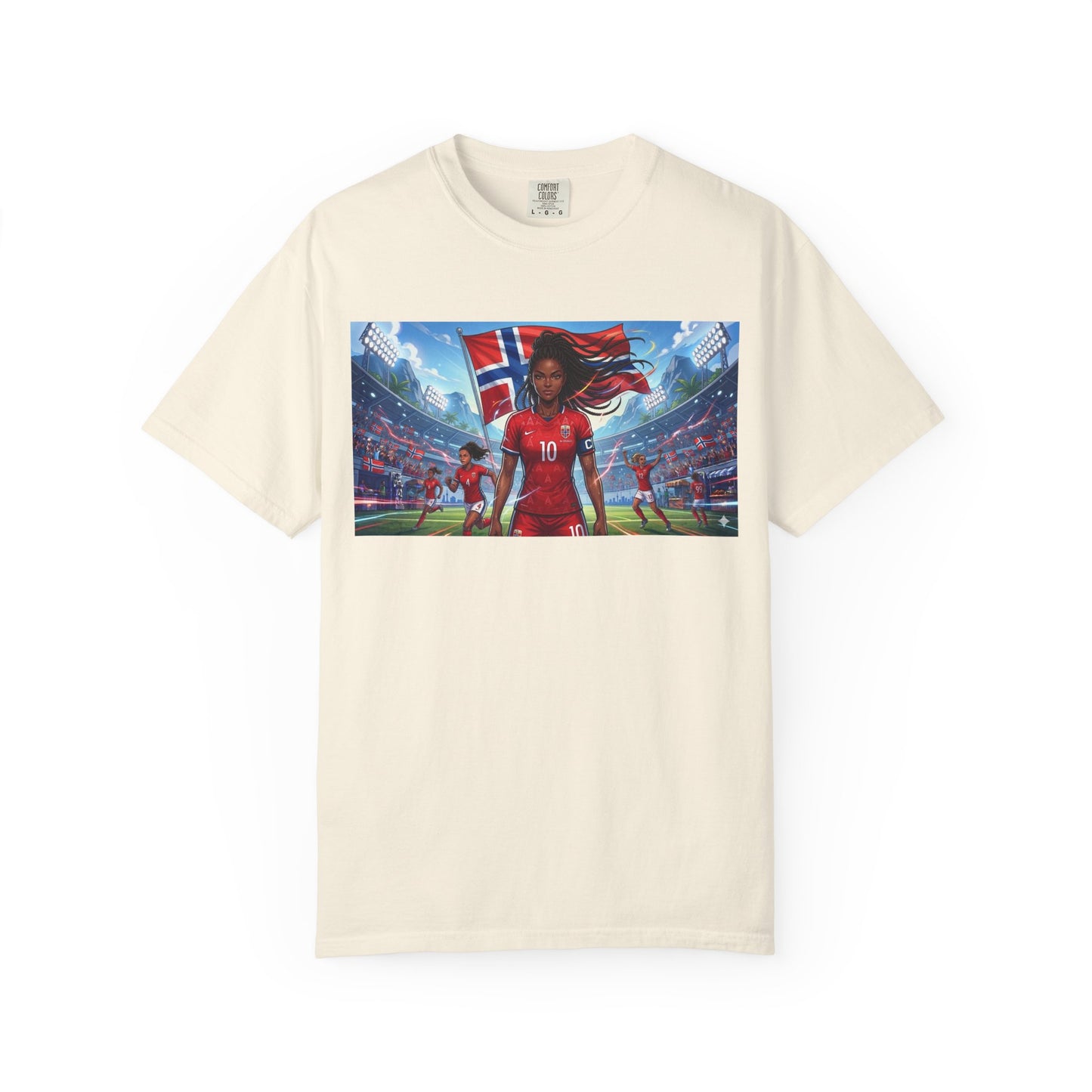 COMMANDER Norway – Female Unisex Garment-Dyed T-shirt