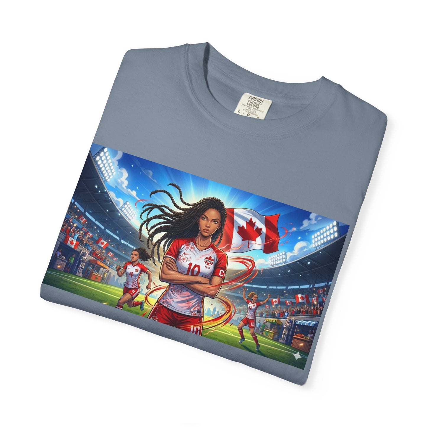 Soccer Star Canada T-Shirt — Women’s Team Jersey Graphic