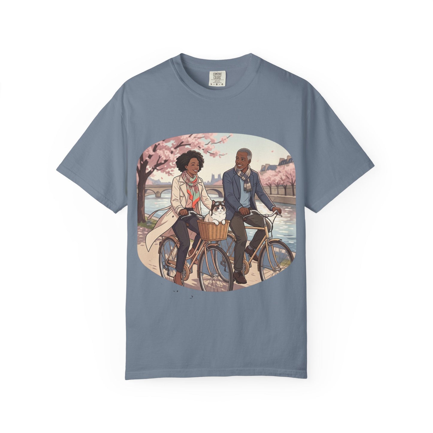 Couples Cherry Blossom Bike Ride T-Shirt