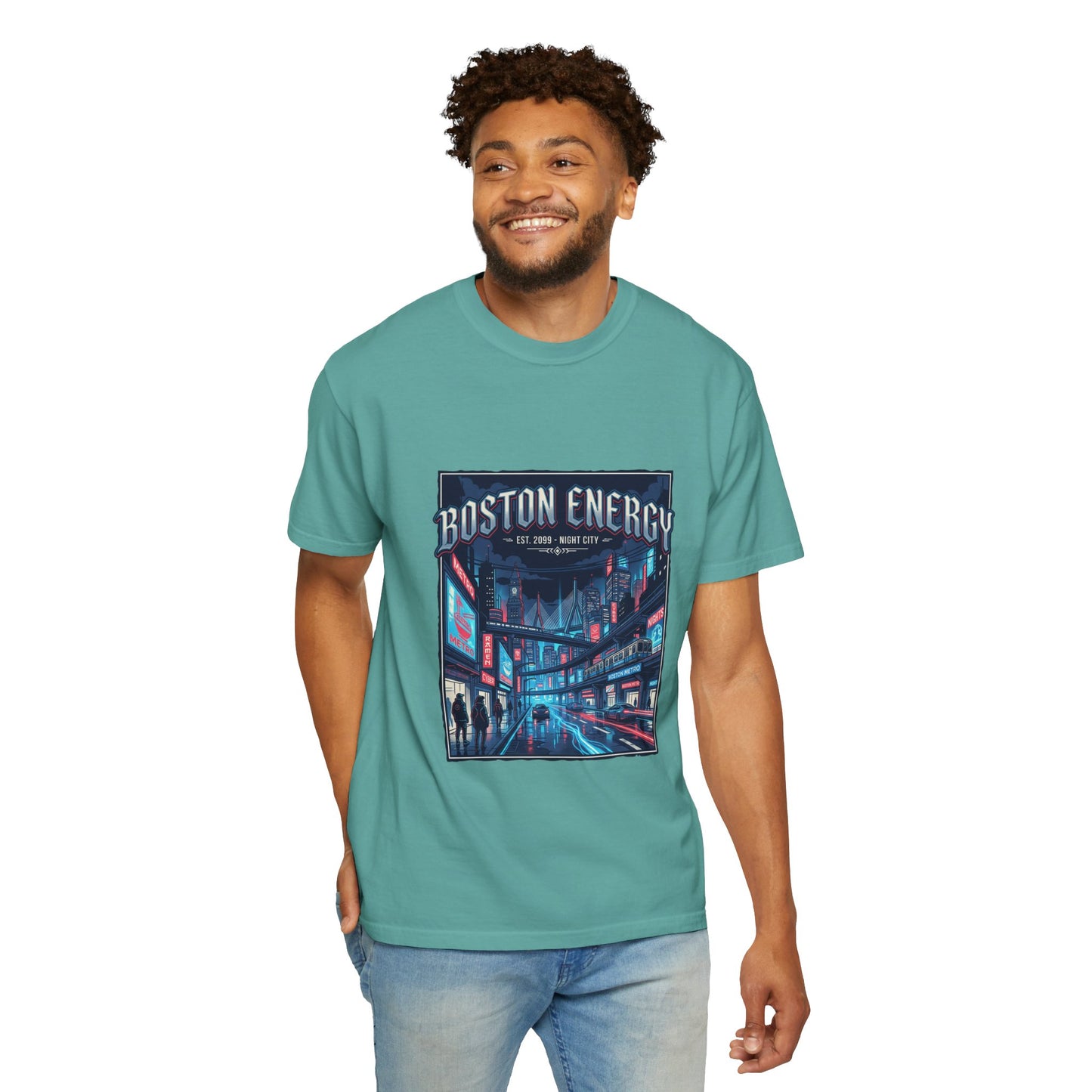 Boston Energy Graphic T-Shirt — Neon City Streetwear