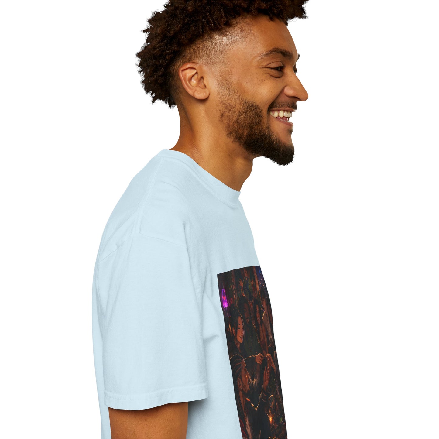 OUR MEMORIES - Vintage Night Party Scene T-Shirt