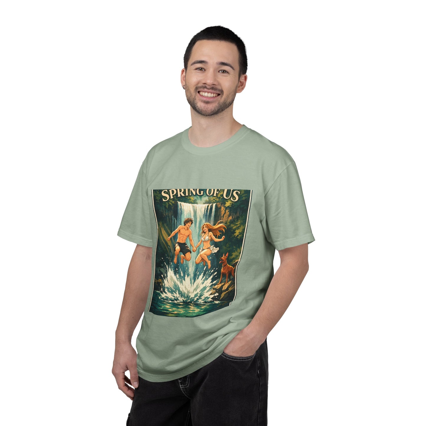 Vintage 'Spring of Us' Waterfall Graphic T-Shirt