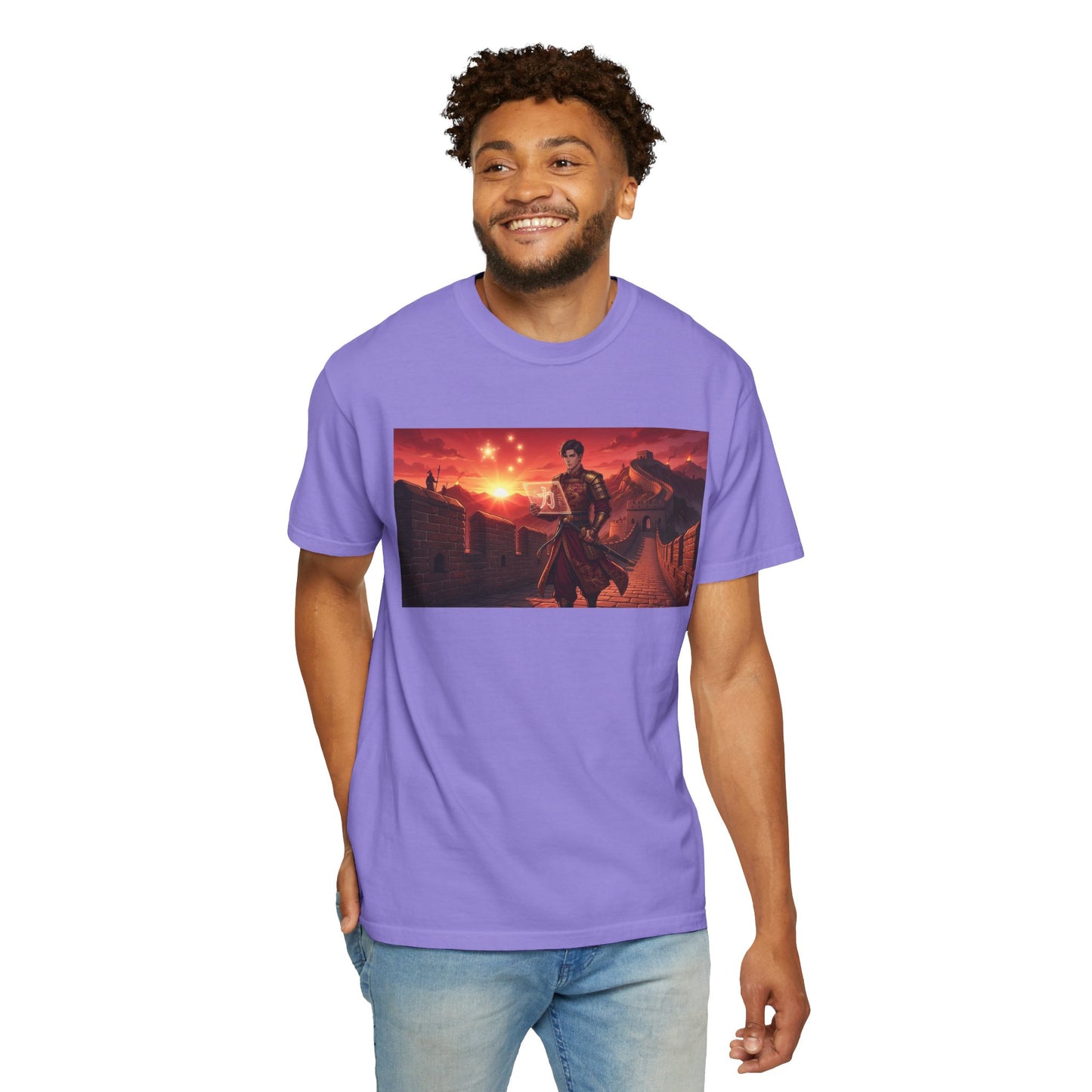 Scout Regiment Sunset T-Shirt — Anime Military Wall Scene