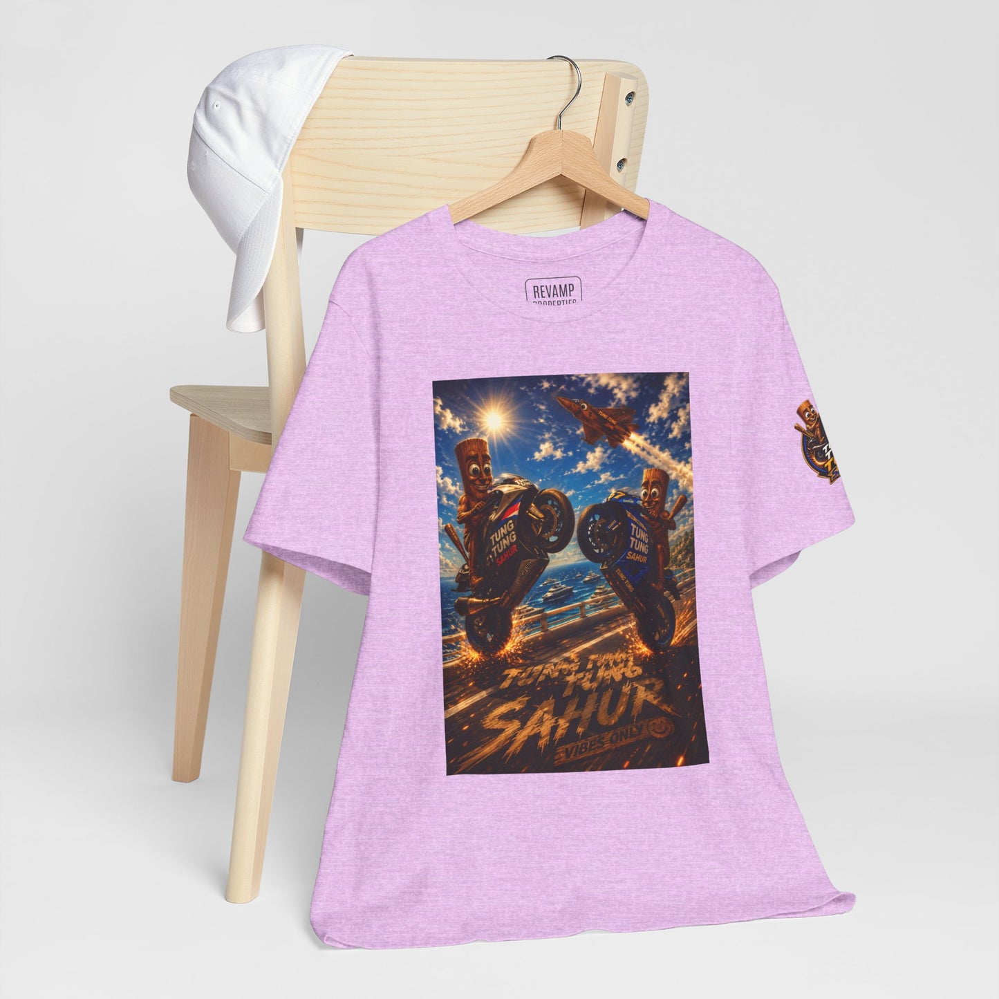 Motorcycle Stunt Tee — Sahara Riders Graphic T-Shirt