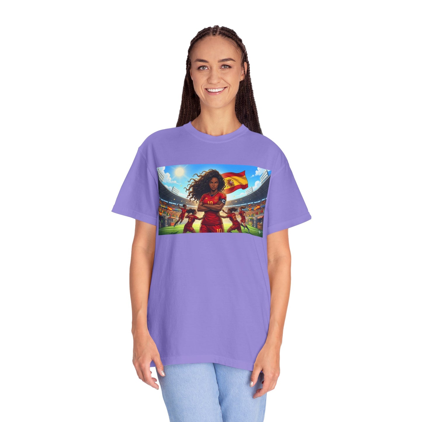 Spain – Female Soccer Champion - Stadium Graphic T-Shirt