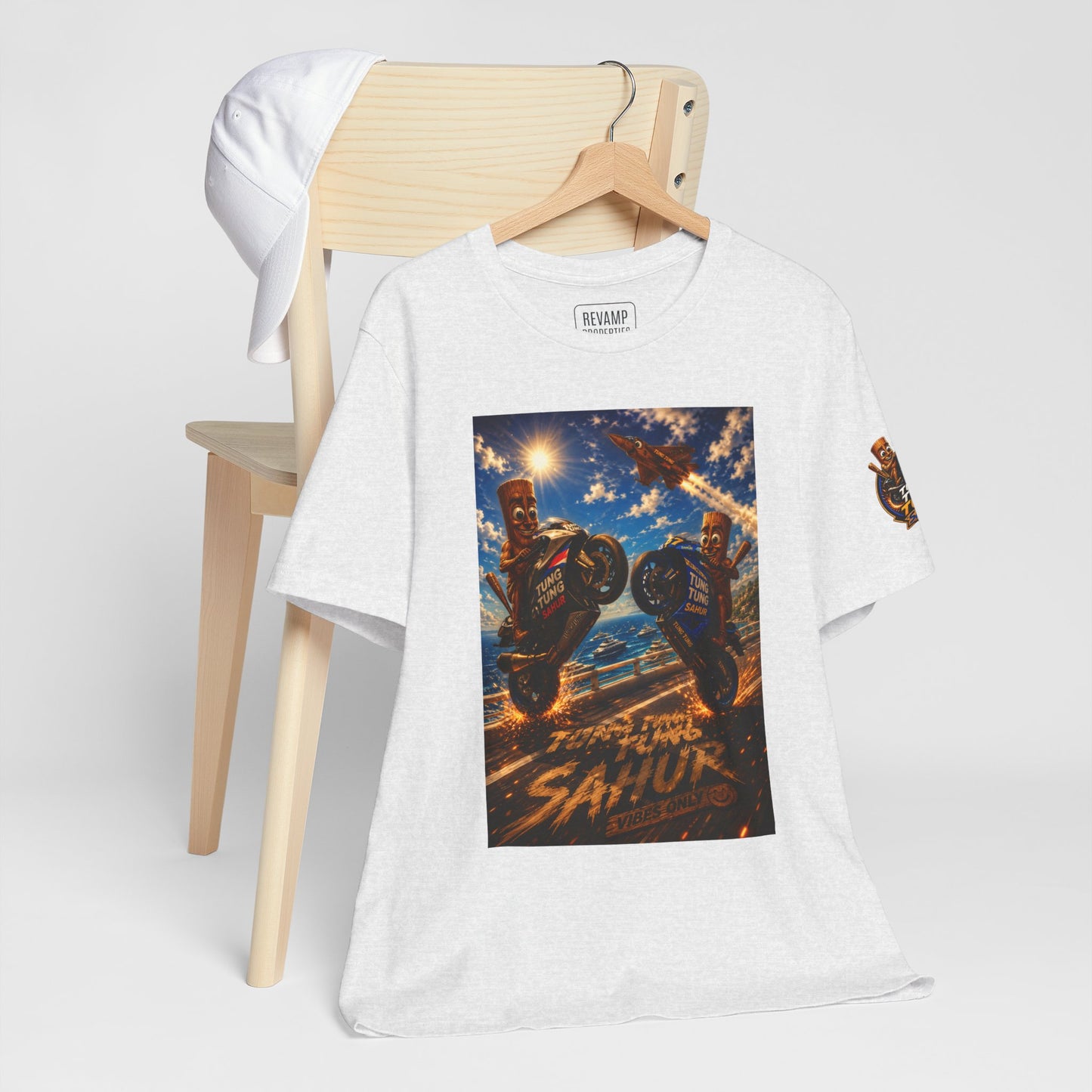 Motorcycle Stunt Tee — Sahara Riders Graphic T-Shirt