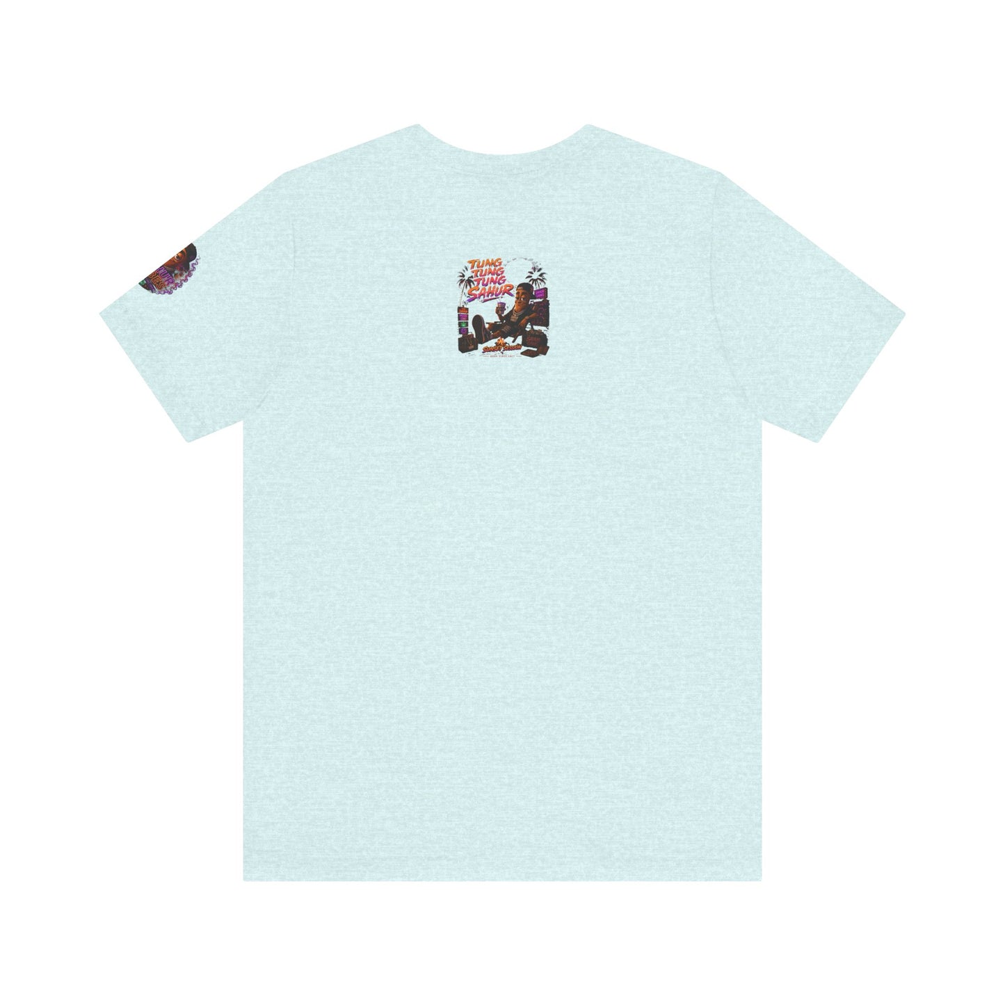 Tung Tung Tung Sahur Laid-Back Nightlife Graphic Tee — "Things Take Time" Urban Cartoon Design