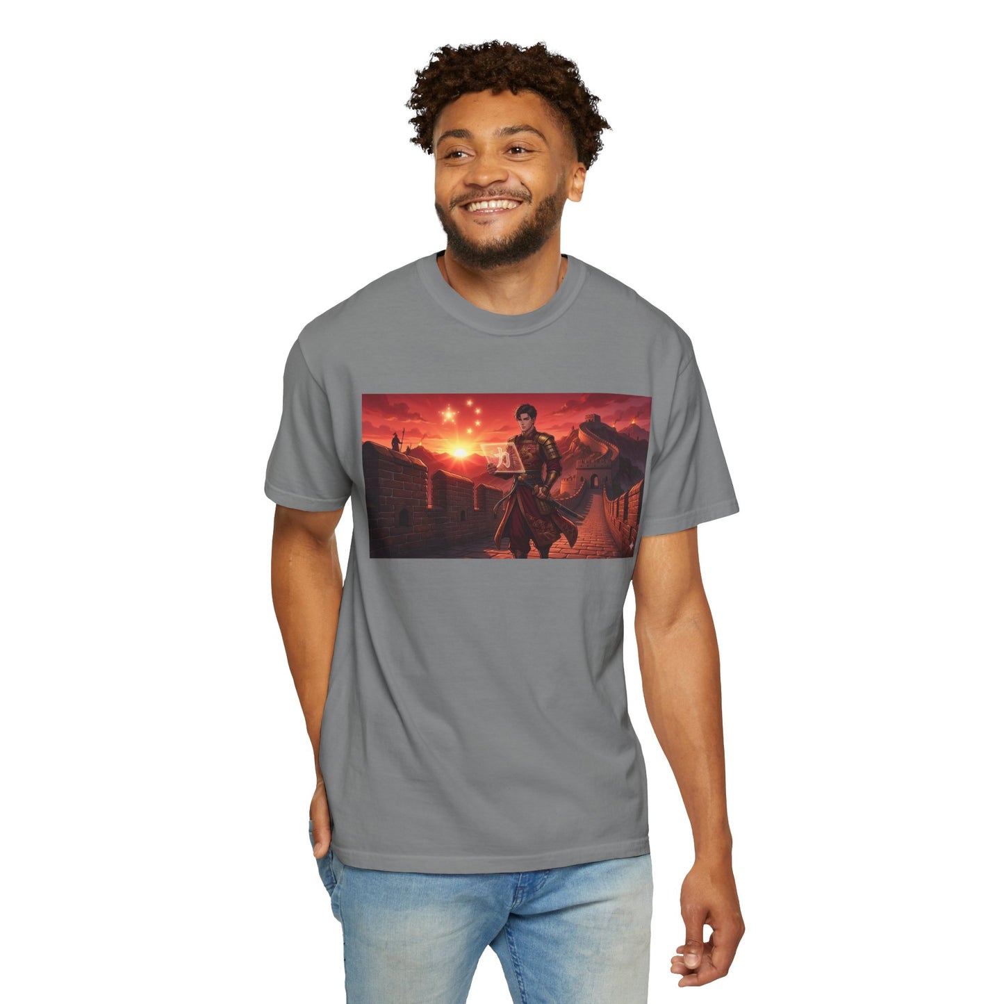 Scout Regiment Sunset T-Shirt — Anime Military Wall Scene