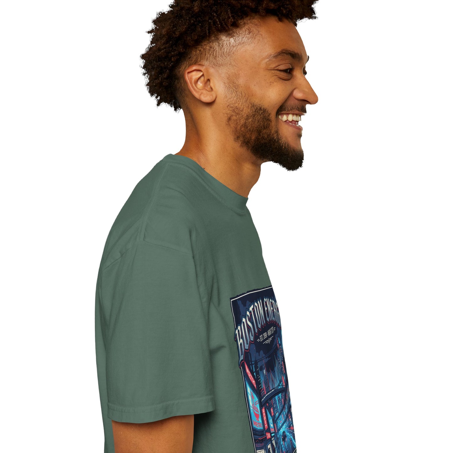 Boston Energy Graphic T-Shirt — Neon City Streetwear