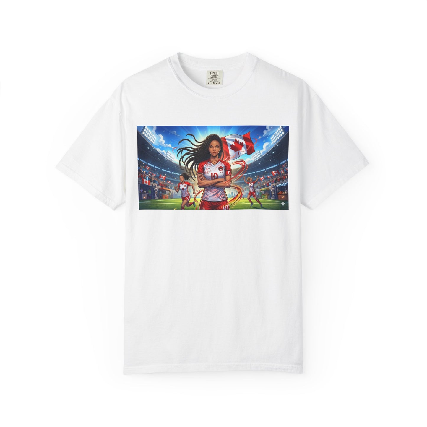 Soccer Star Canada T-Shirt — Women’s Team Jersey Graphic