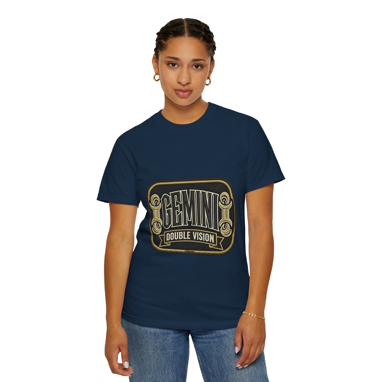 Gemini Double Vision T-Shirt — Zodiac Twin Graphic Tee