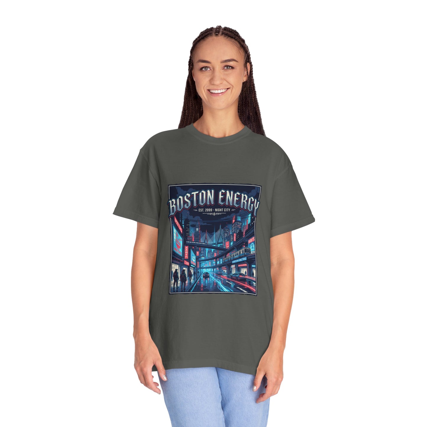 Boston Energy Graphic T-Shirt — Neon City Streetwear