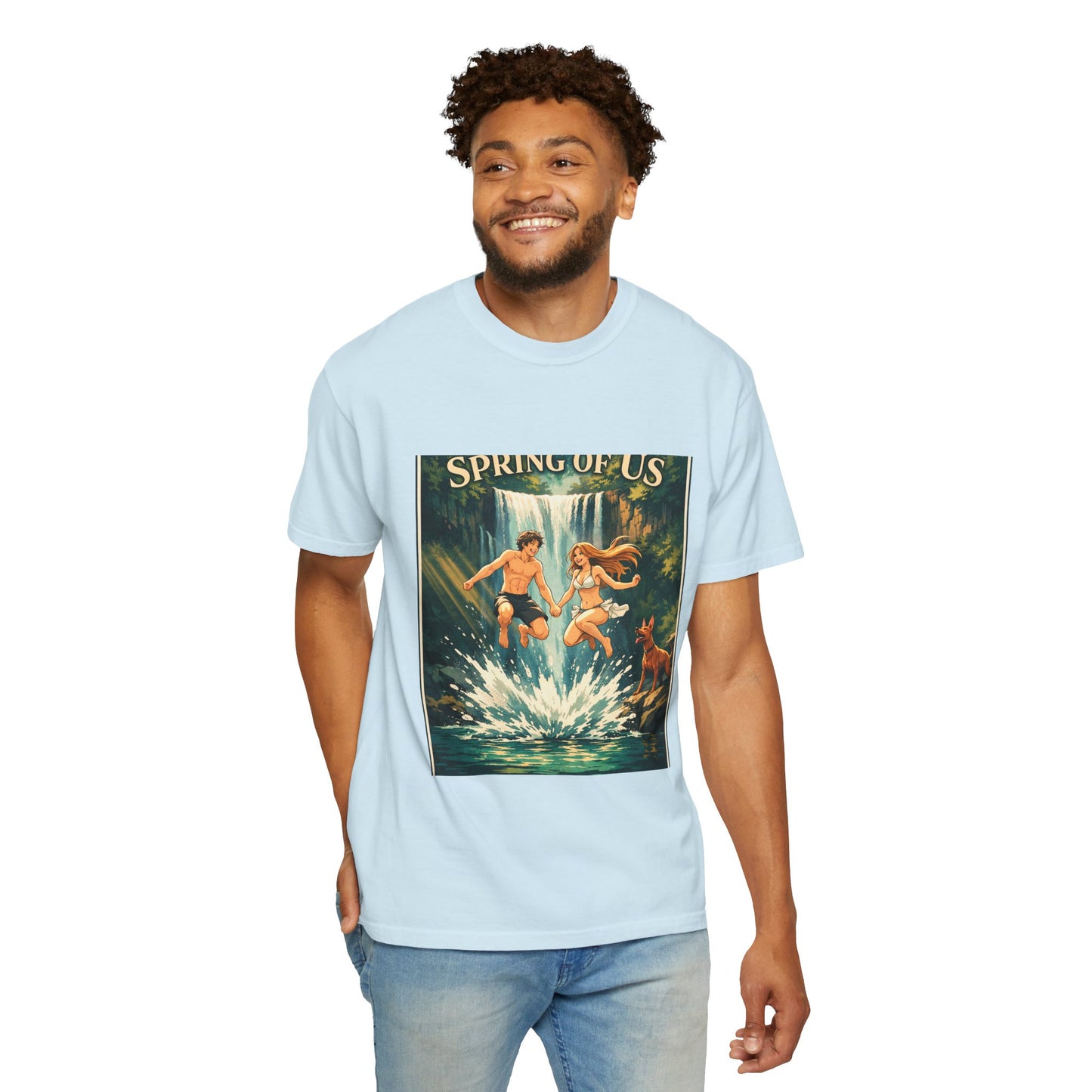 Vintage 'Spring of Us' Waterfall Graphic T-Shirt