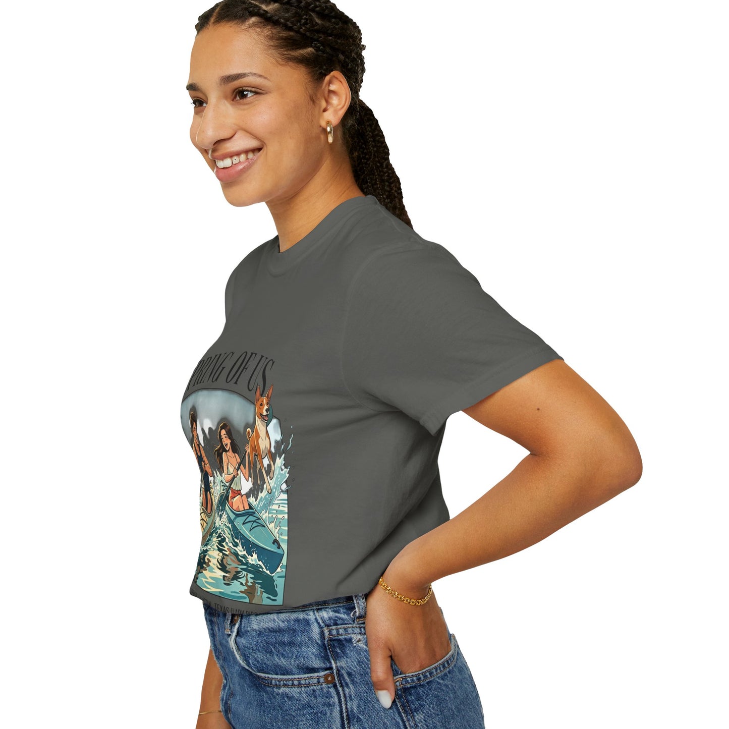 Spring of Us Kayaking T-Shirt — Retro Outdoor Adventure Tee