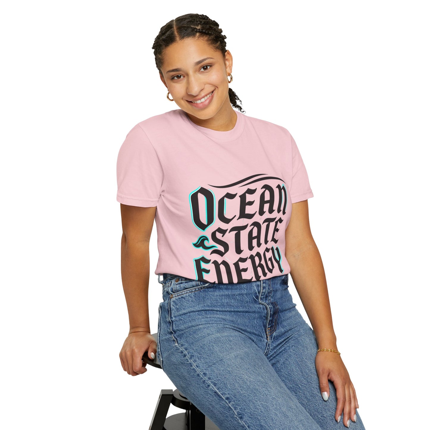 Ocean State Energy T-Shirt — Nautical Script Graphic Tee