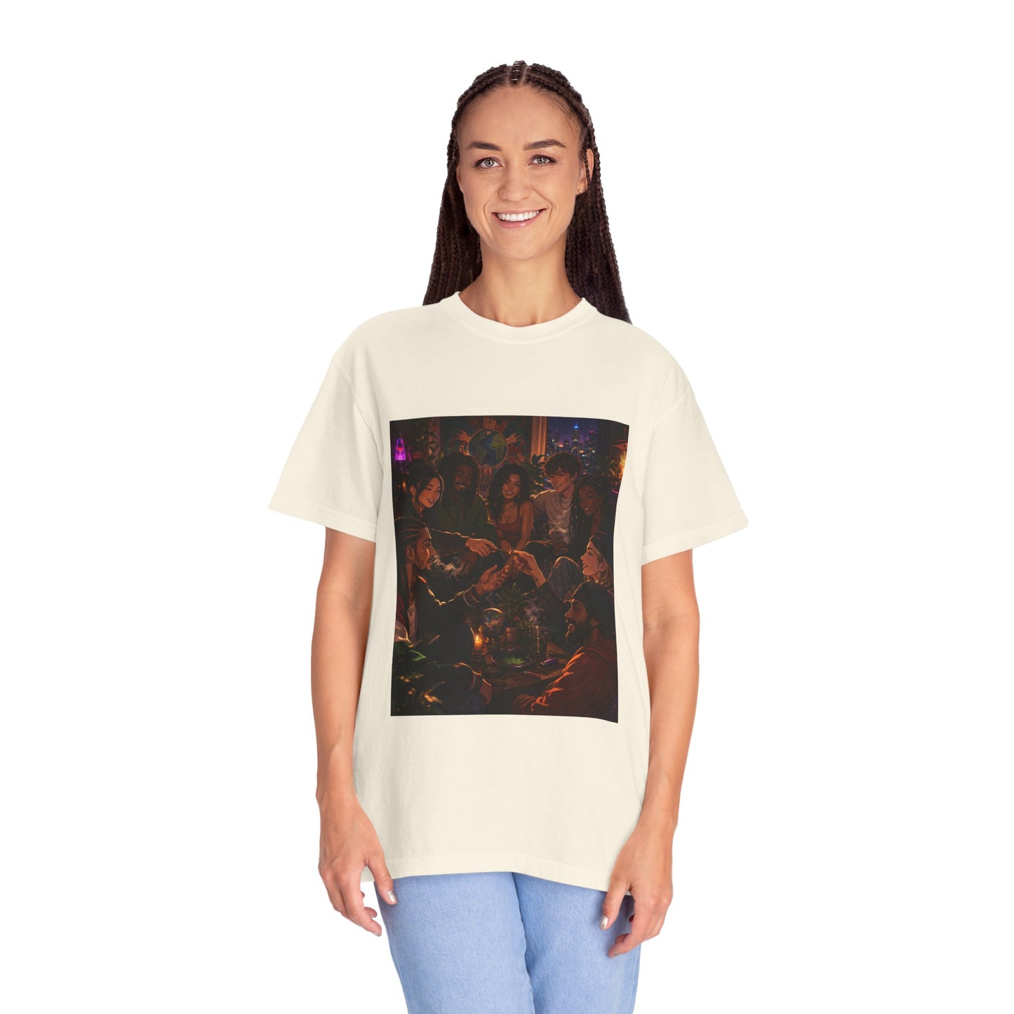OUR MEMORIES - Vintage Night Party Scene T-Shirt