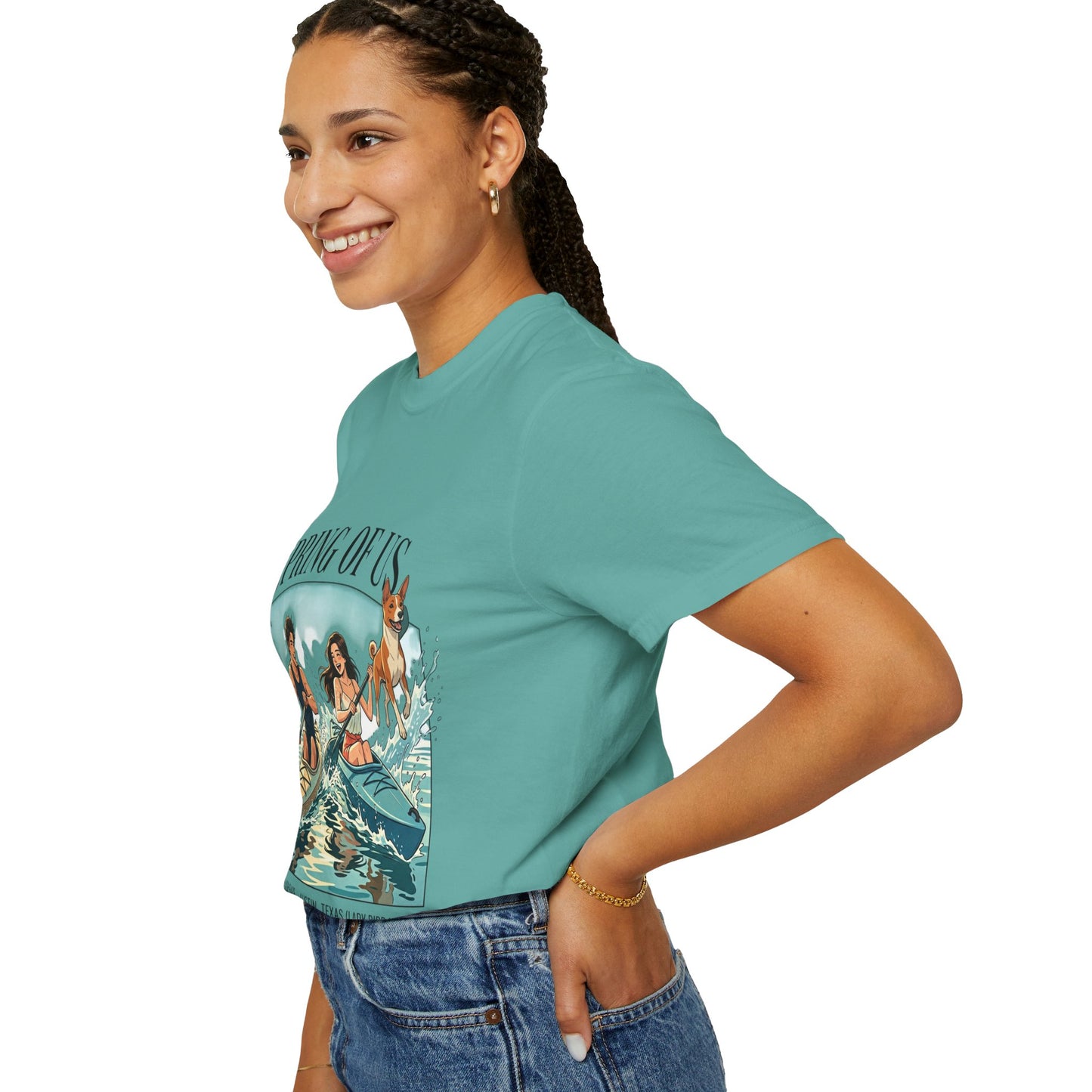 Spring of Us Kayaking T-Shirt — Retro Outdoor Adventure Tee