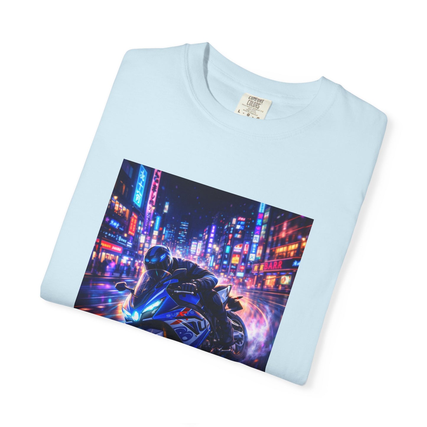 Suzuki GSX-R1000-NEON NIGHT RUN -  T-Shirt — Neon Night Rider Graphic Tee