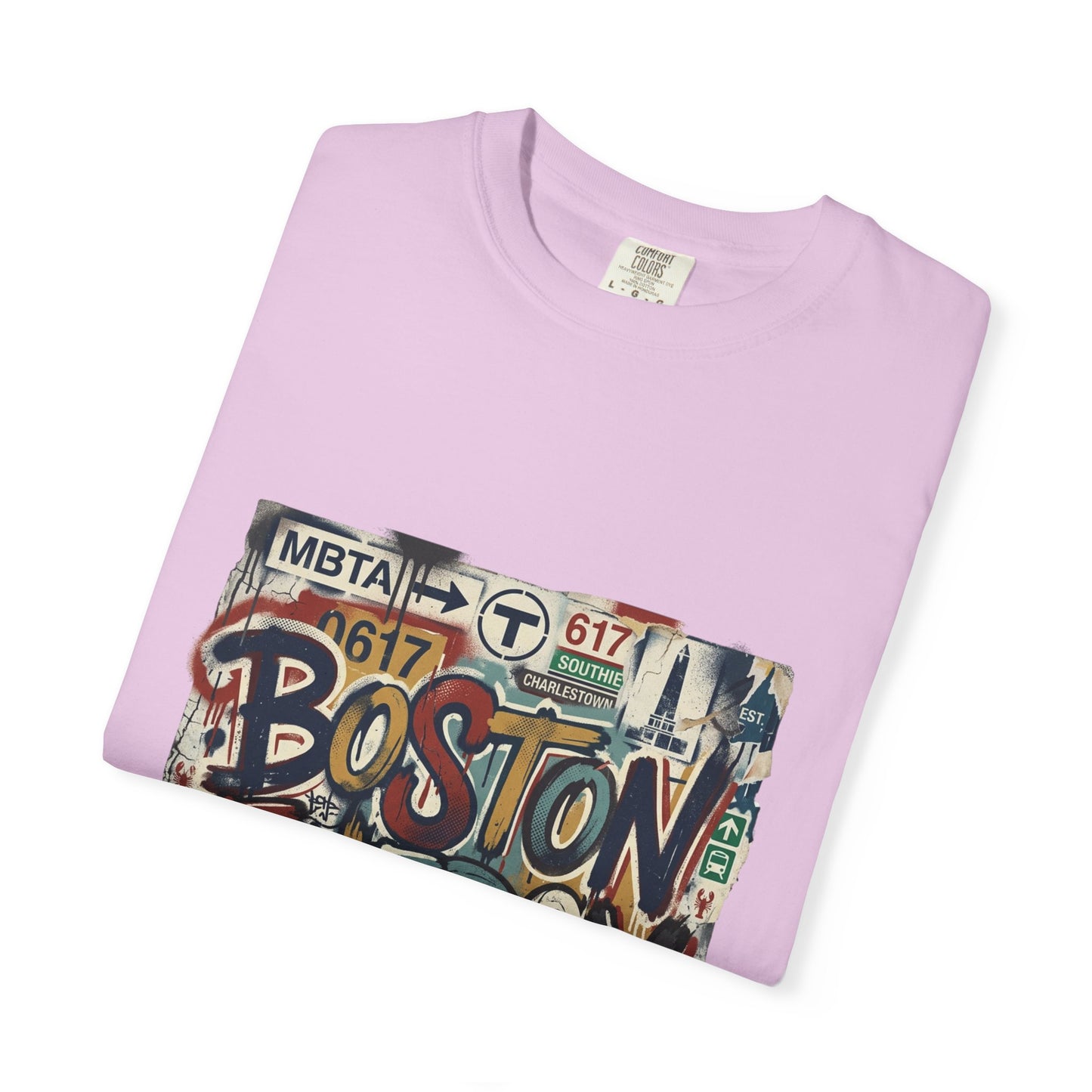 Boston Energy T-Shirt — Graffiti Cityscape Tee