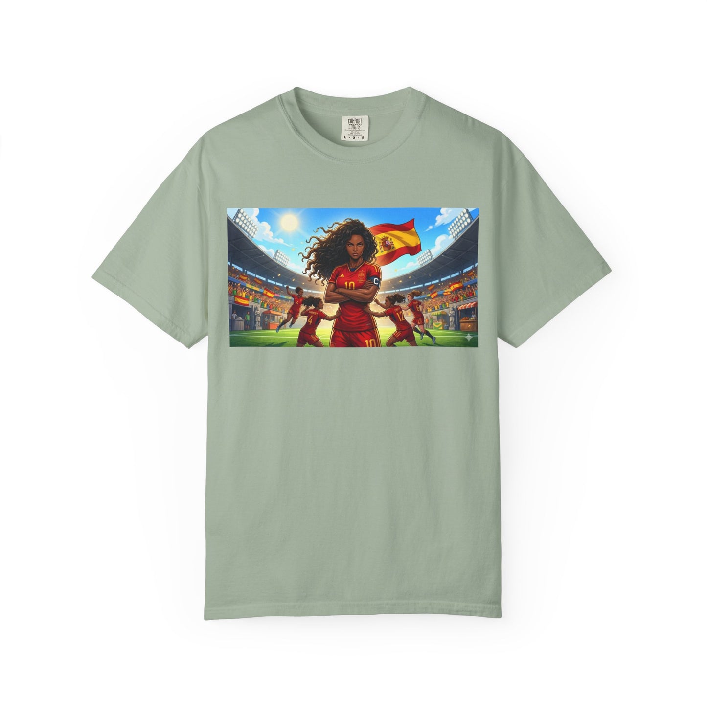 Spain – Female Soccer Champion - Stadium Graphic T-Shirt