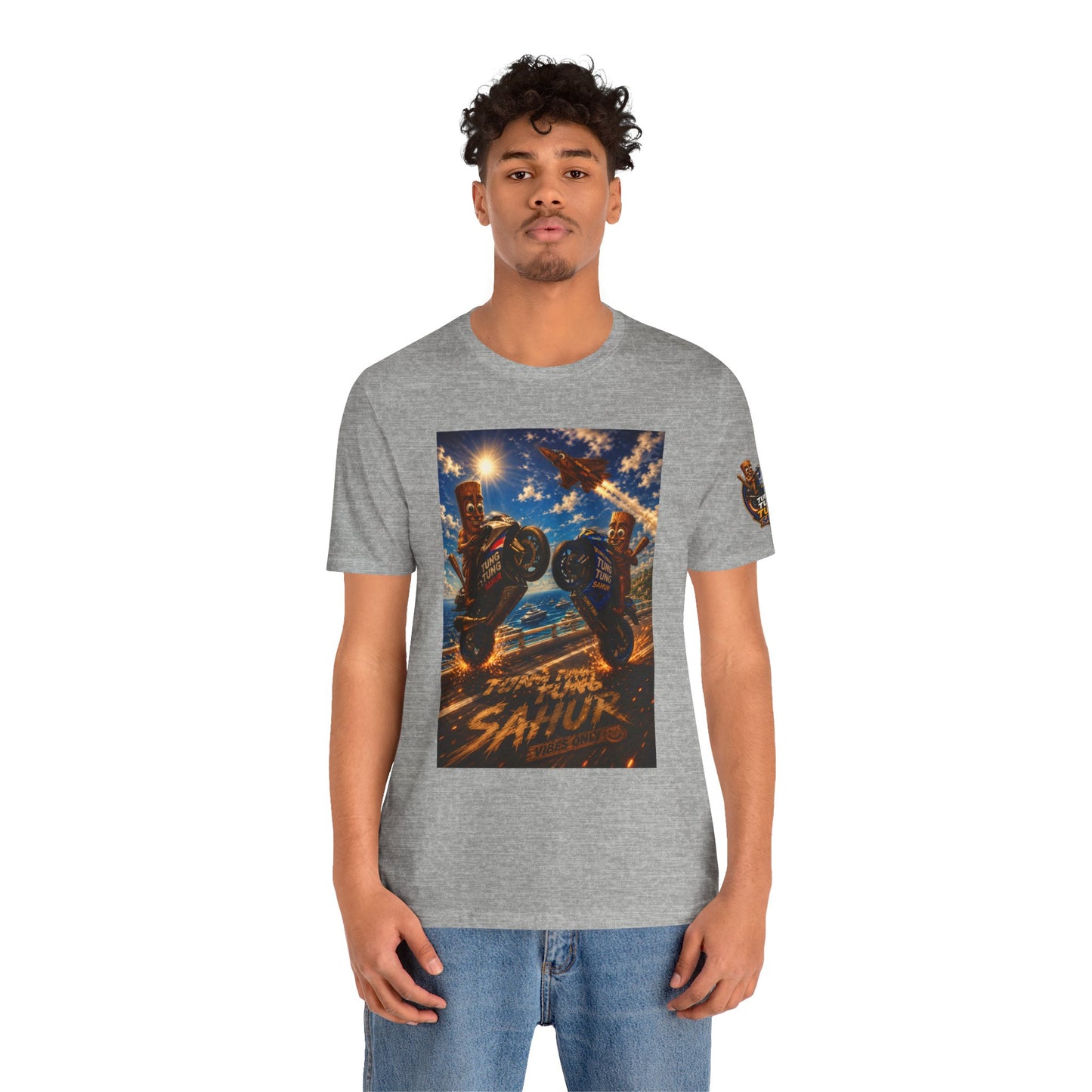 Motorcycle Stunt Tee — Sahara Riders Graphic T-Shirt