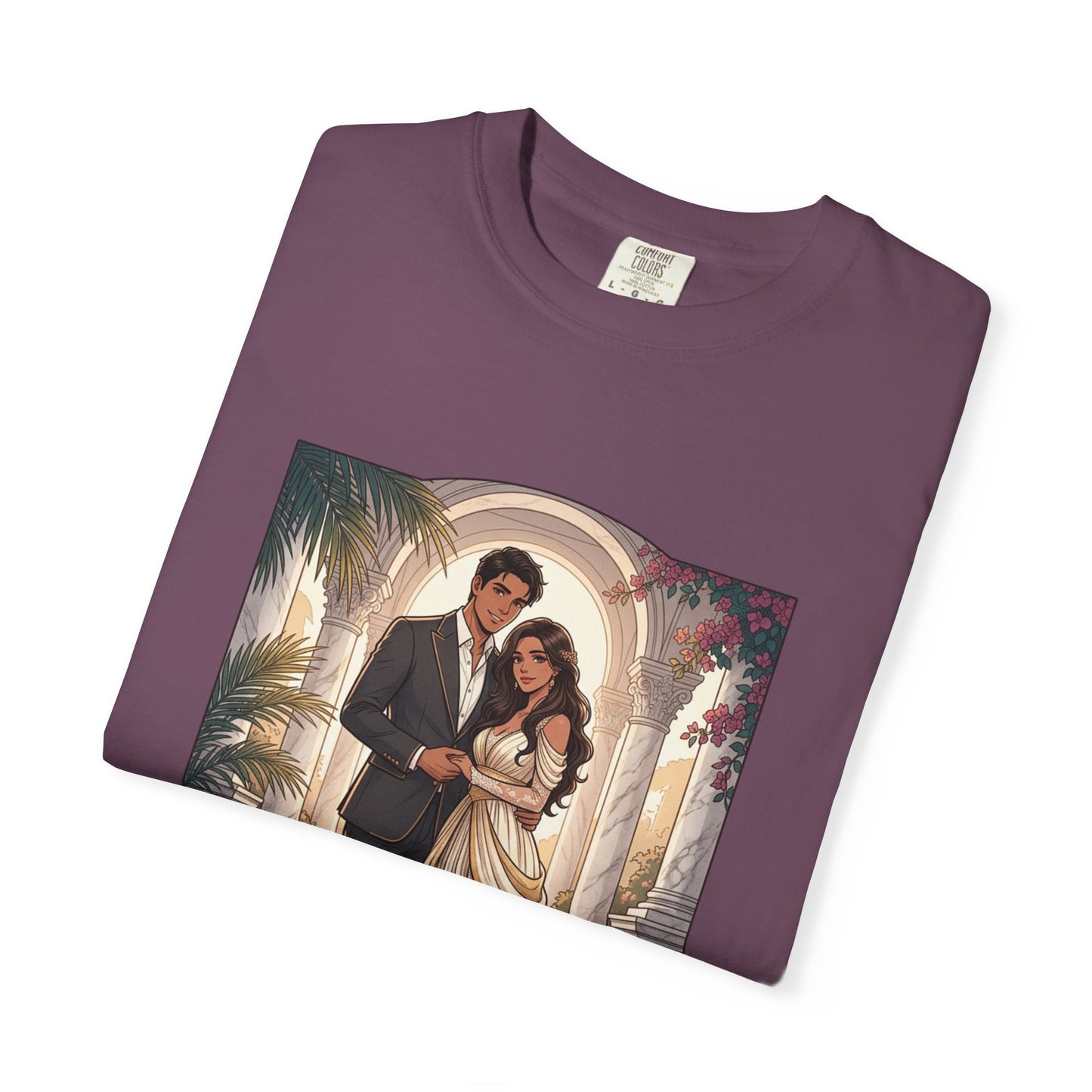 Romantic Vintage Wedding Portrait T-Shirt — "In Every Lifetime, I'd Find You"