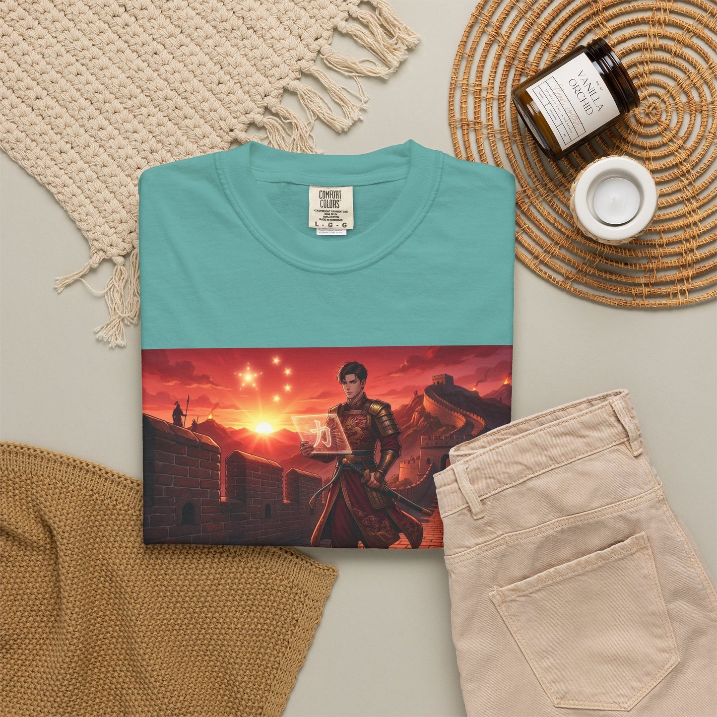 Scout Regiment Sunset T-Shirt — Anime Military Wall Scene