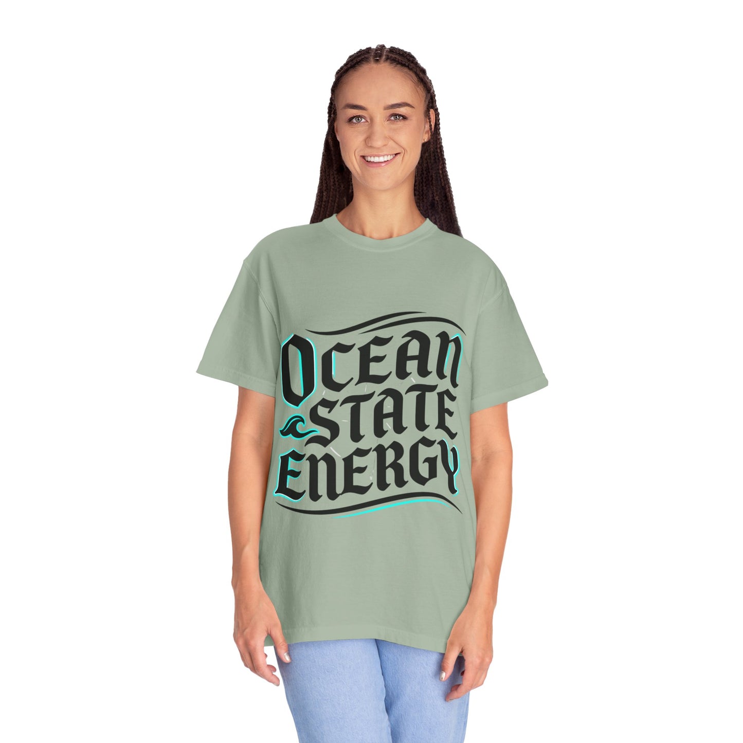 Ocean State Energy T-Shirt — Nautical Script Graphic Tee