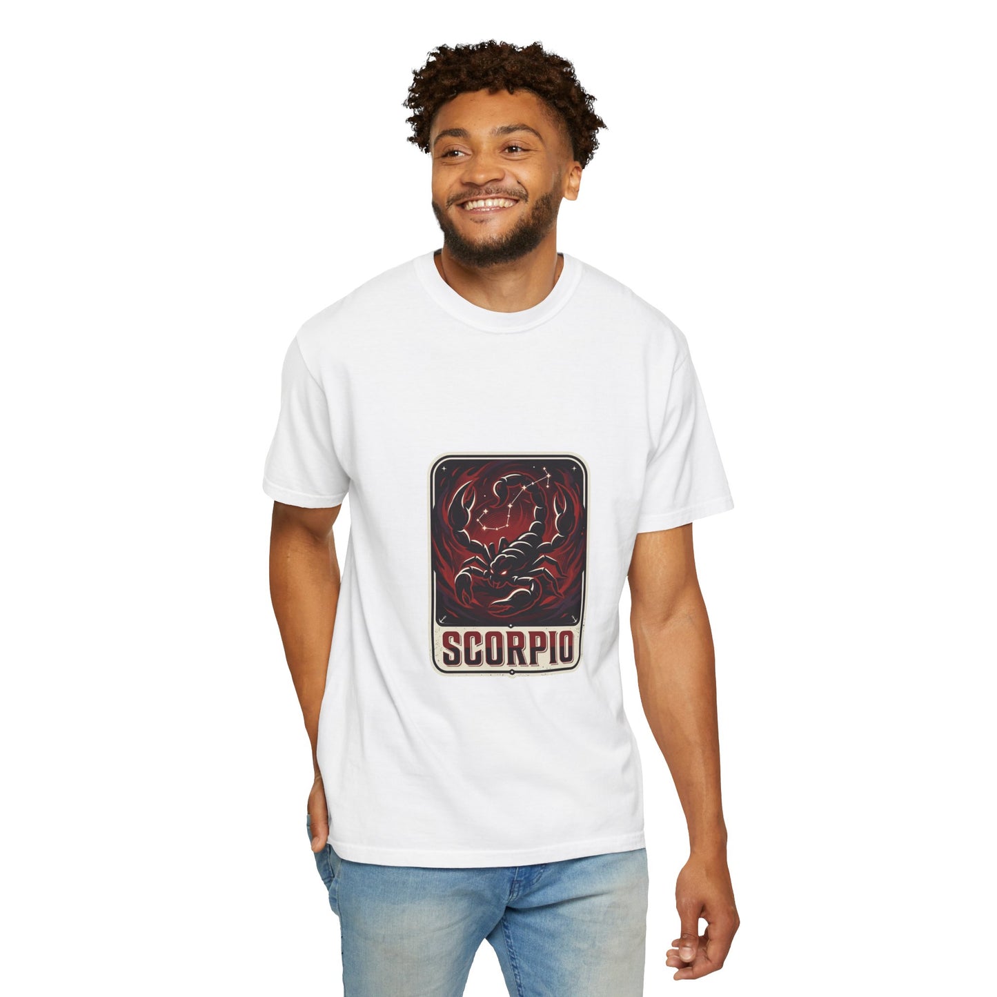 Scorpio Zodiac T-Shirt — Bold Red Scorpion Astrological Tee