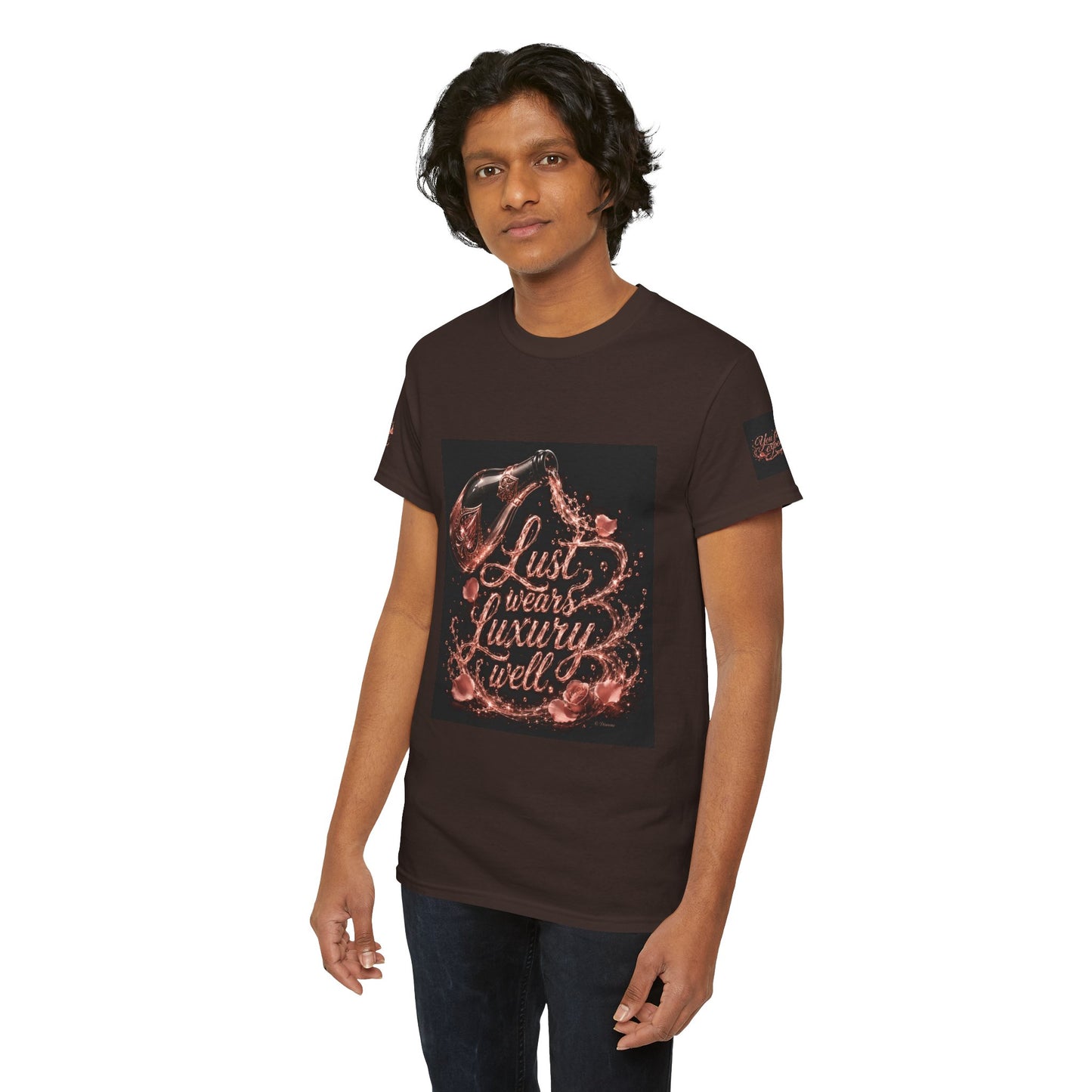 Lust Treats Luxury Well T-Shirt – Vintage Script Graphic Tee