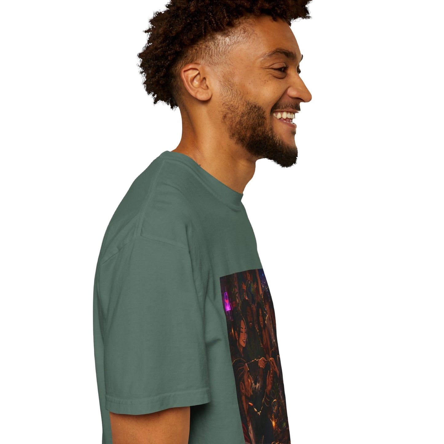 OUR MEMORIES - Vintage Night Party Scene T-Shirt